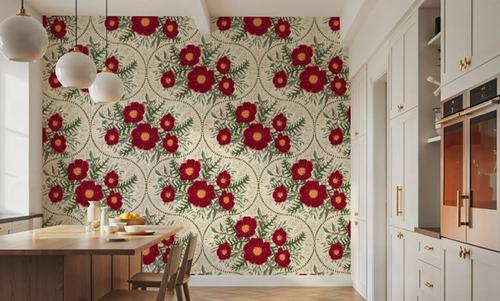 Yuletide Camelia, Bone White