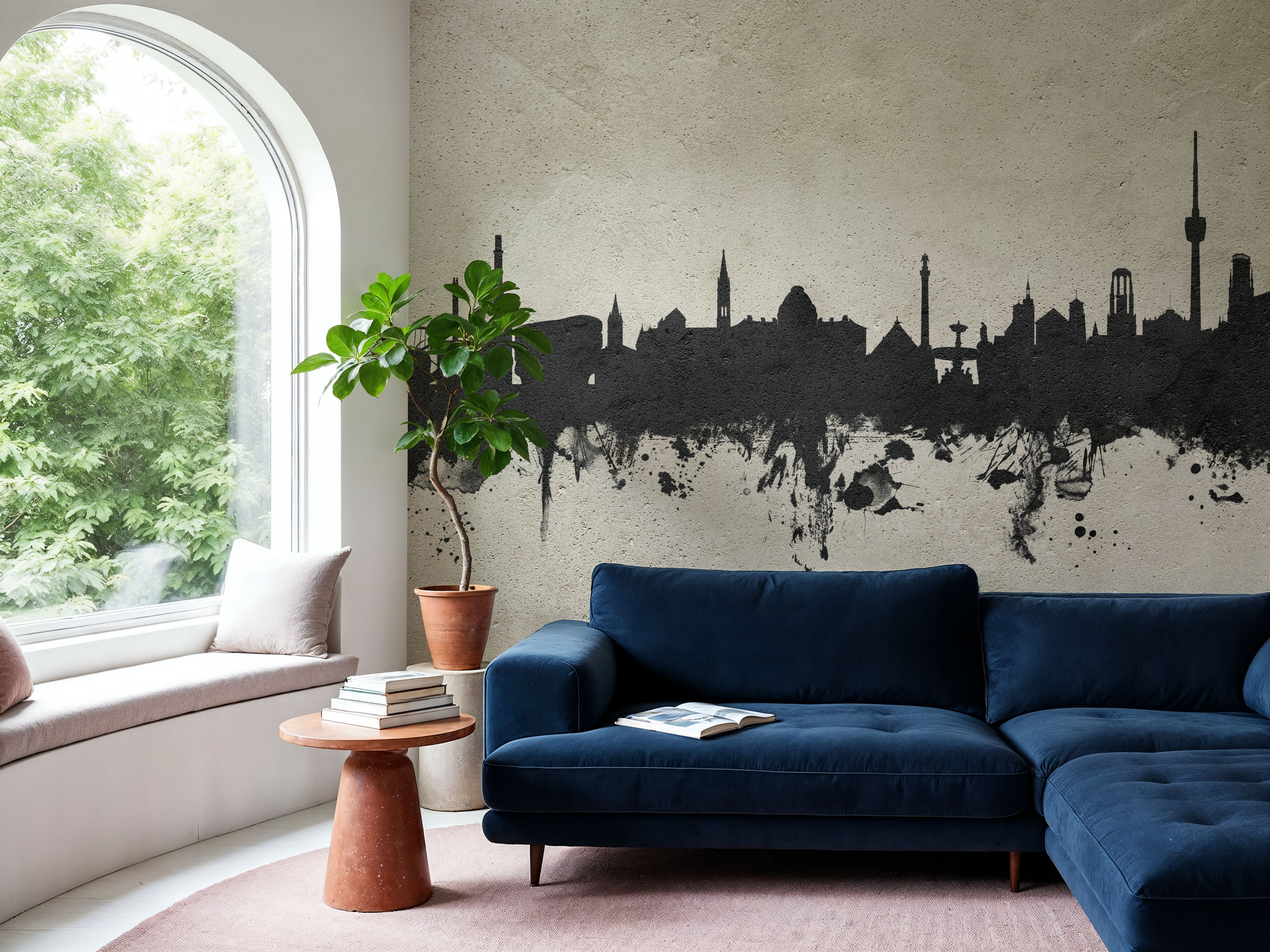 Stuttgart Germany Skyline Concrete