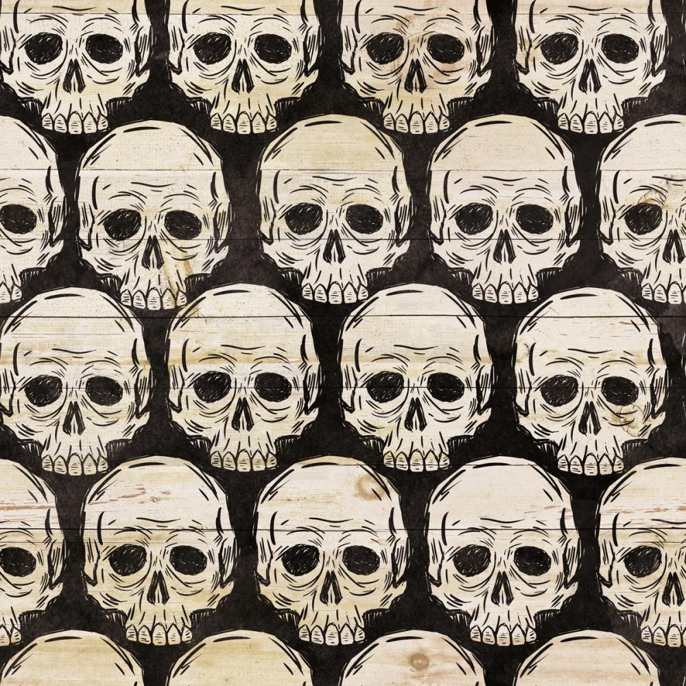 Skulls Everywhere White