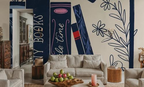 Bookish Blue I
