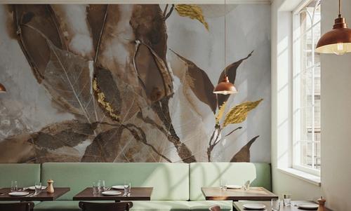 Gilded Leaf Collage II