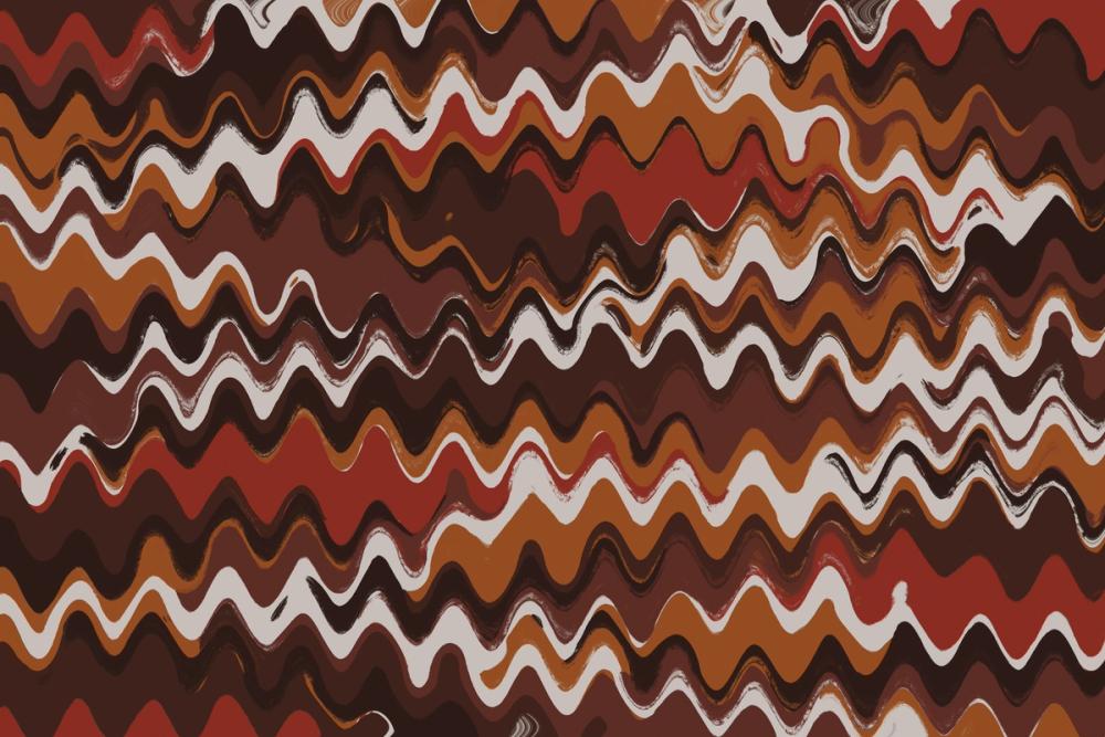 Earthy Color Zig Zag Pattern