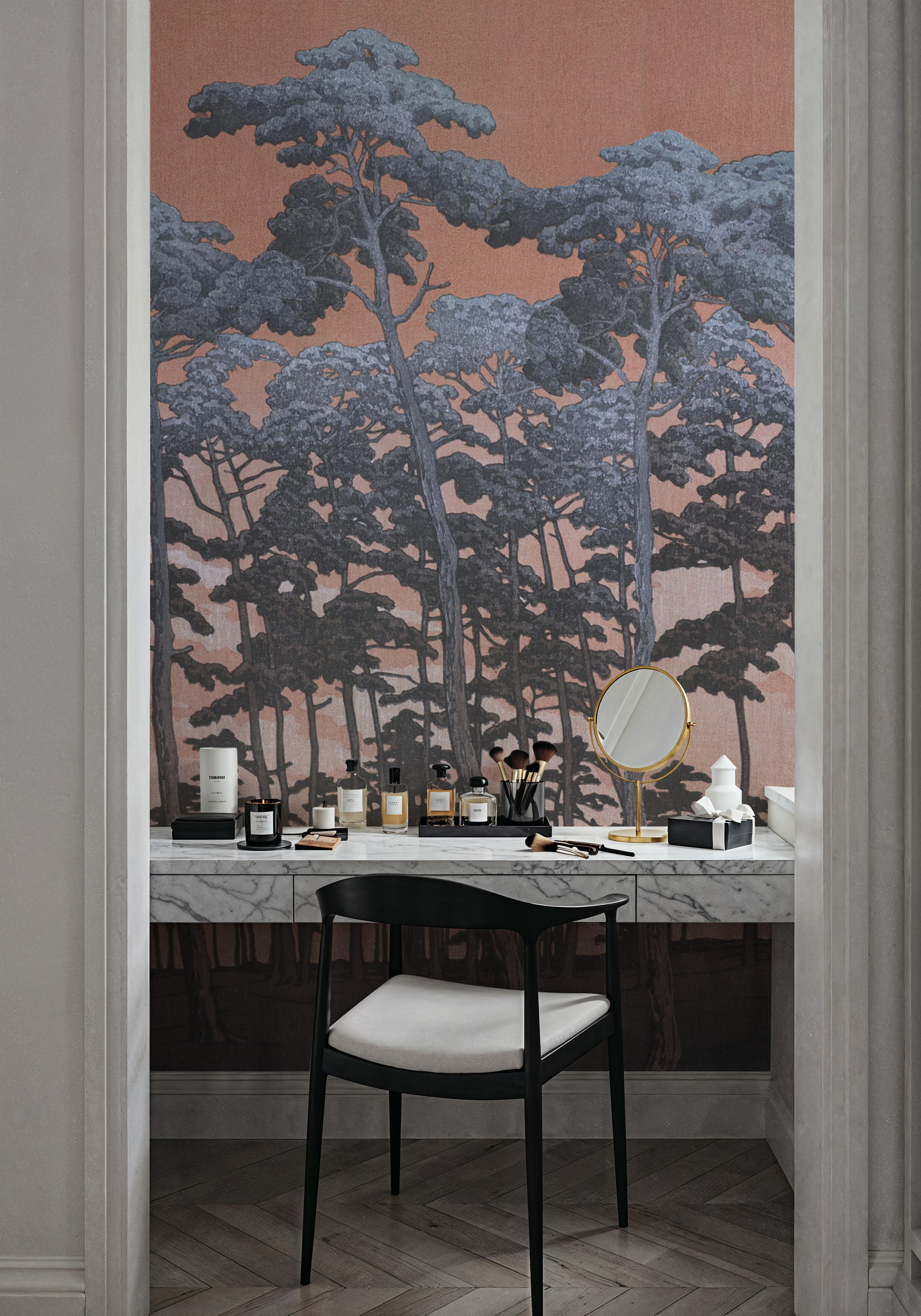 Tranquil Pinescape, Sunset