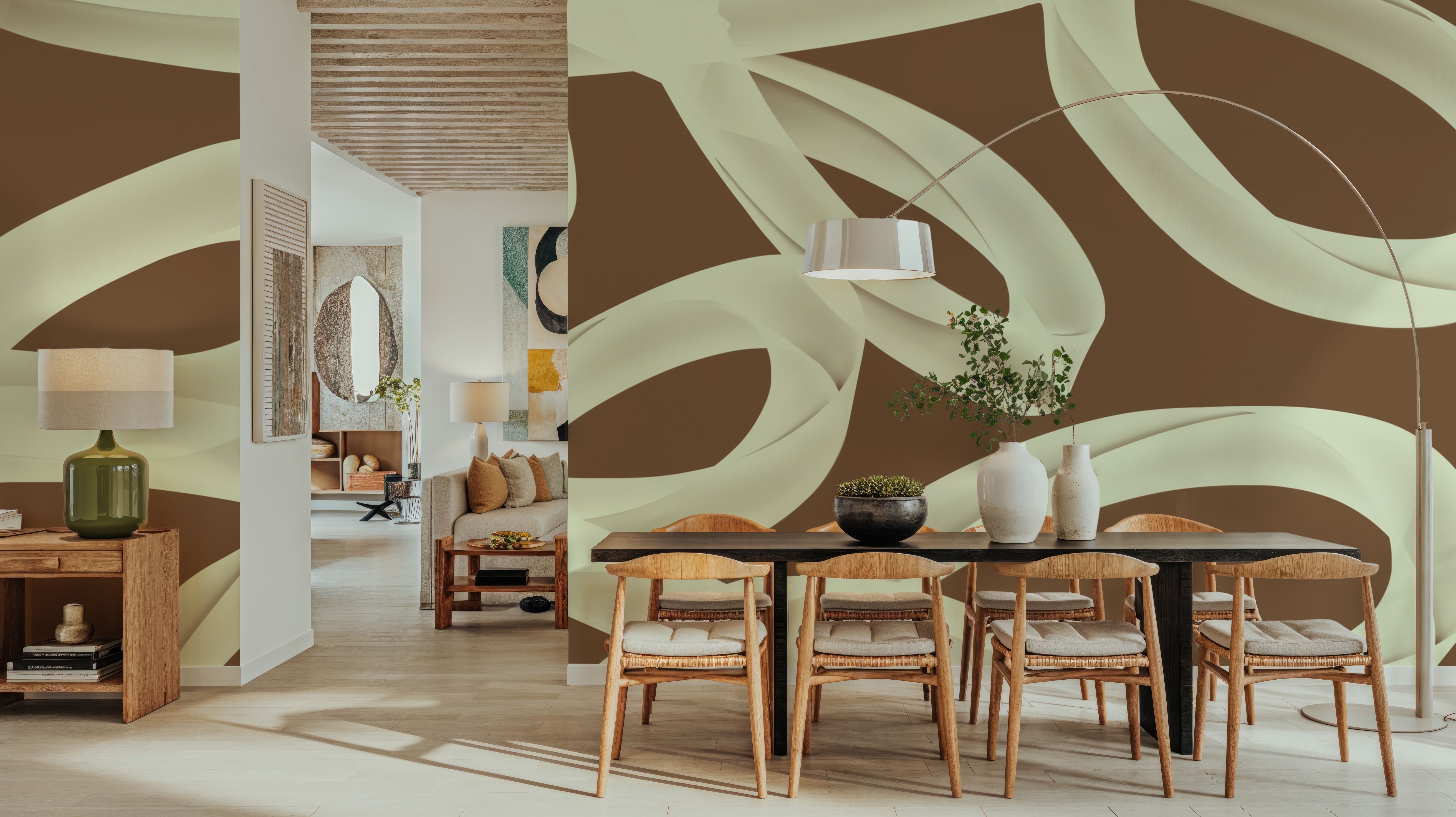 Modern Abstract `Nunc Yopie`, Carte da parati