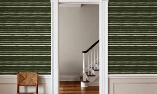 Green Stripes Dark