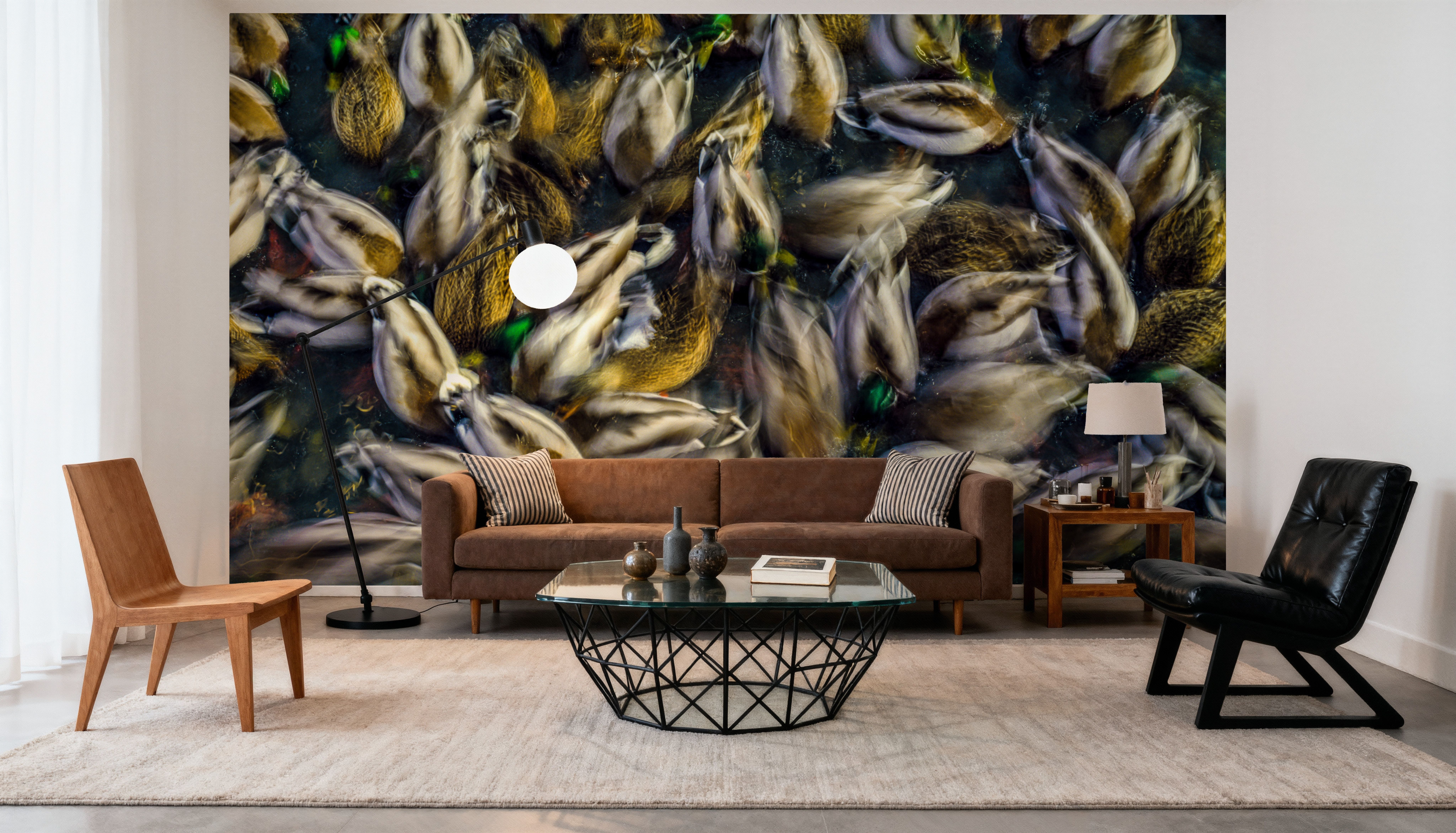 Long Exposure Ducks, Wallpaper