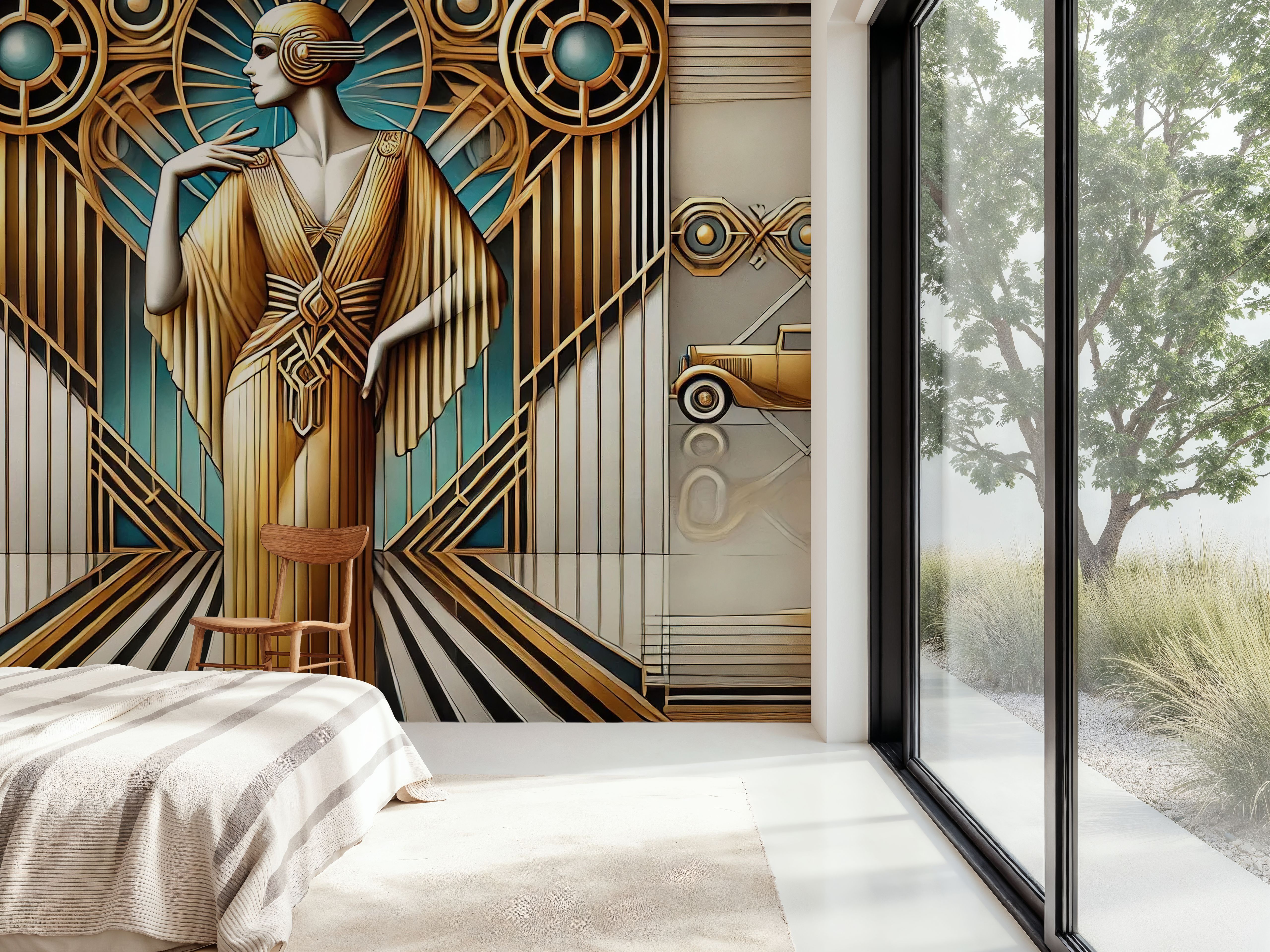 Elegant Art Deco Scene