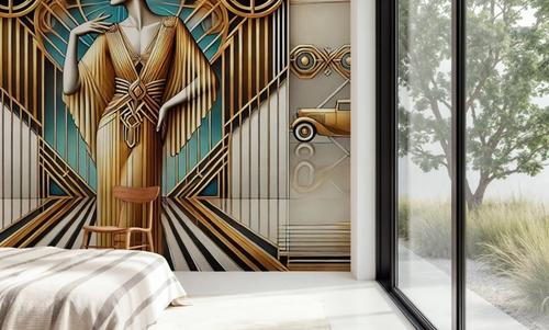 Elegant Art Deco Scene