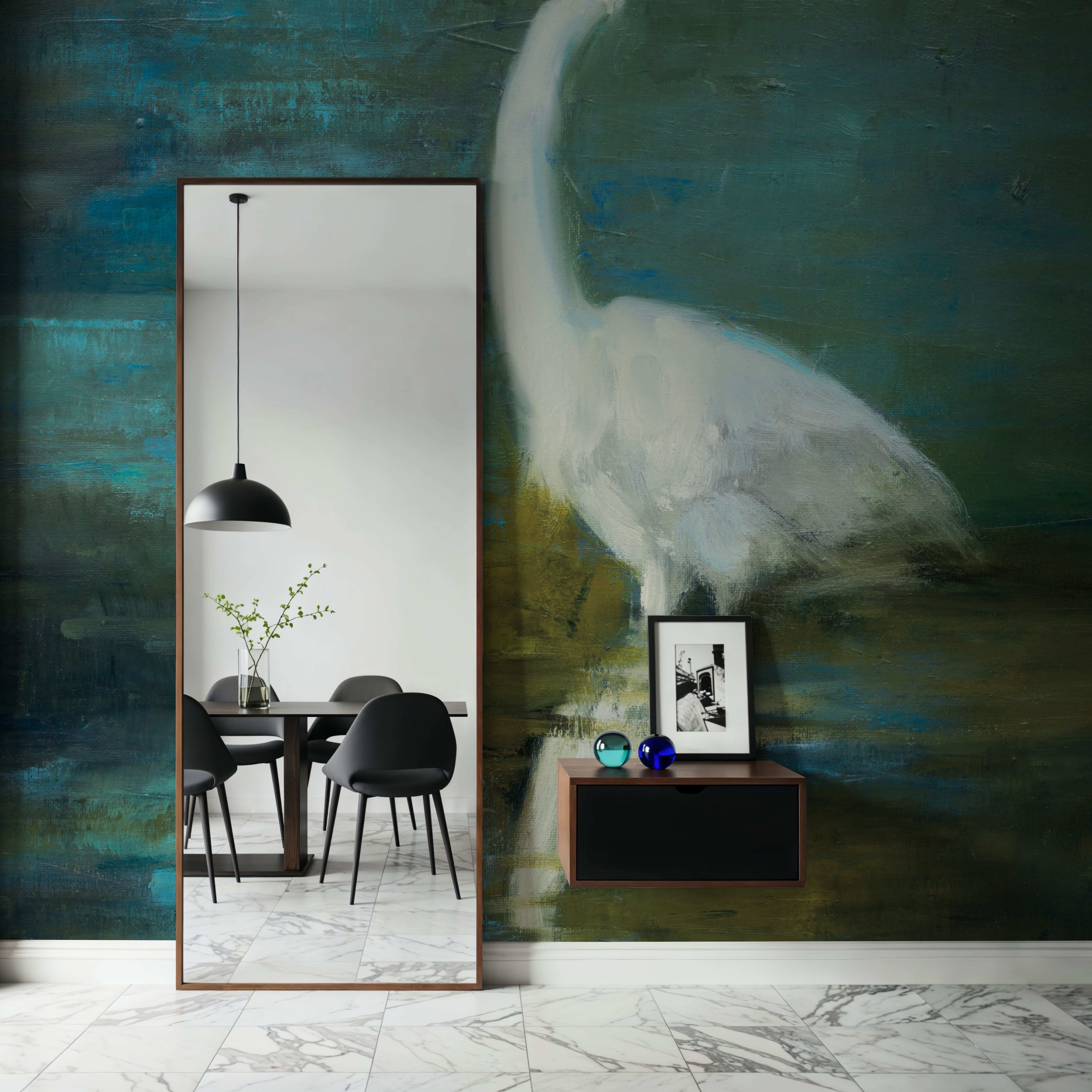 Reflections of a Bird