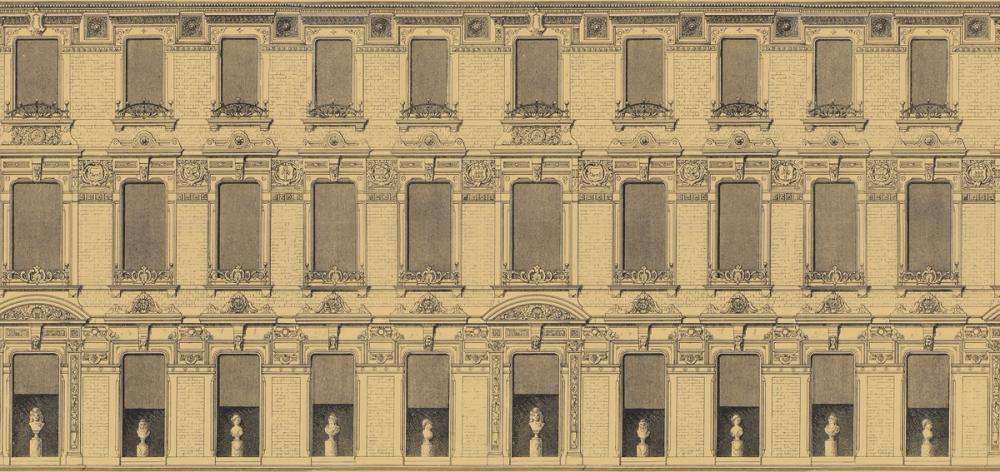 Vintage Facade, Yellow