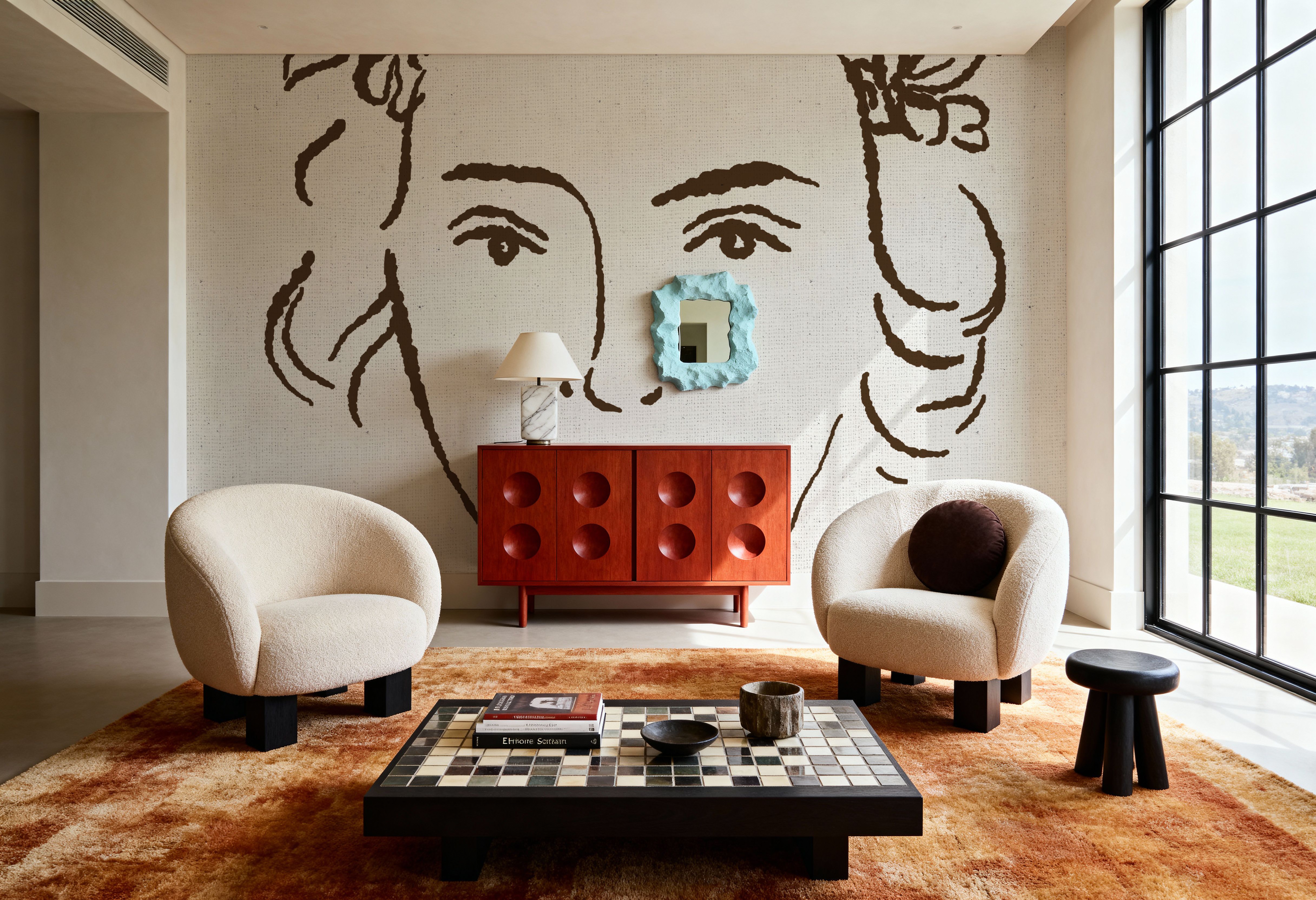 French Garden Portrait