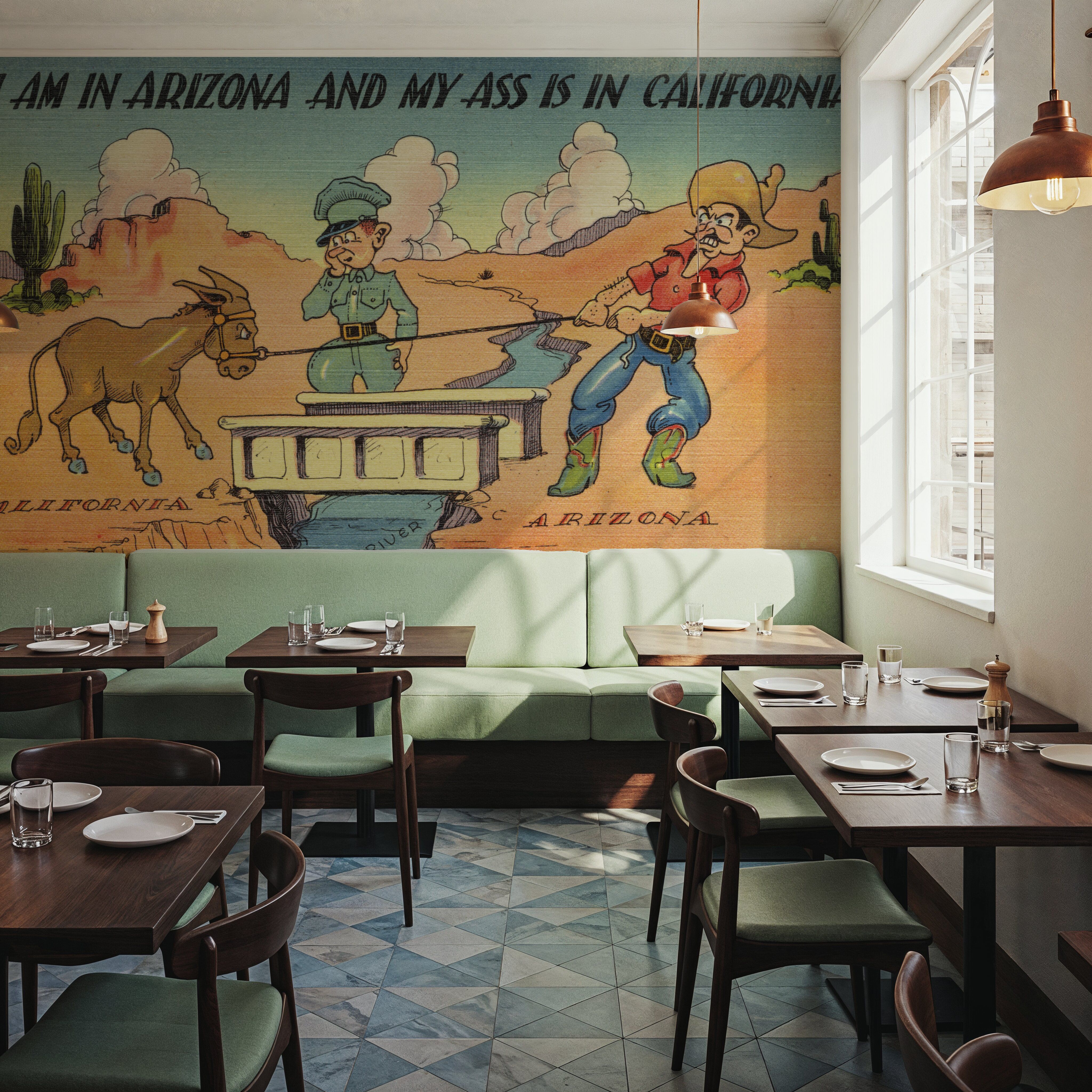 Greetings from the Donkey - Screenprint Postcard