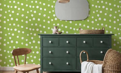 Mellow Dots Light Green