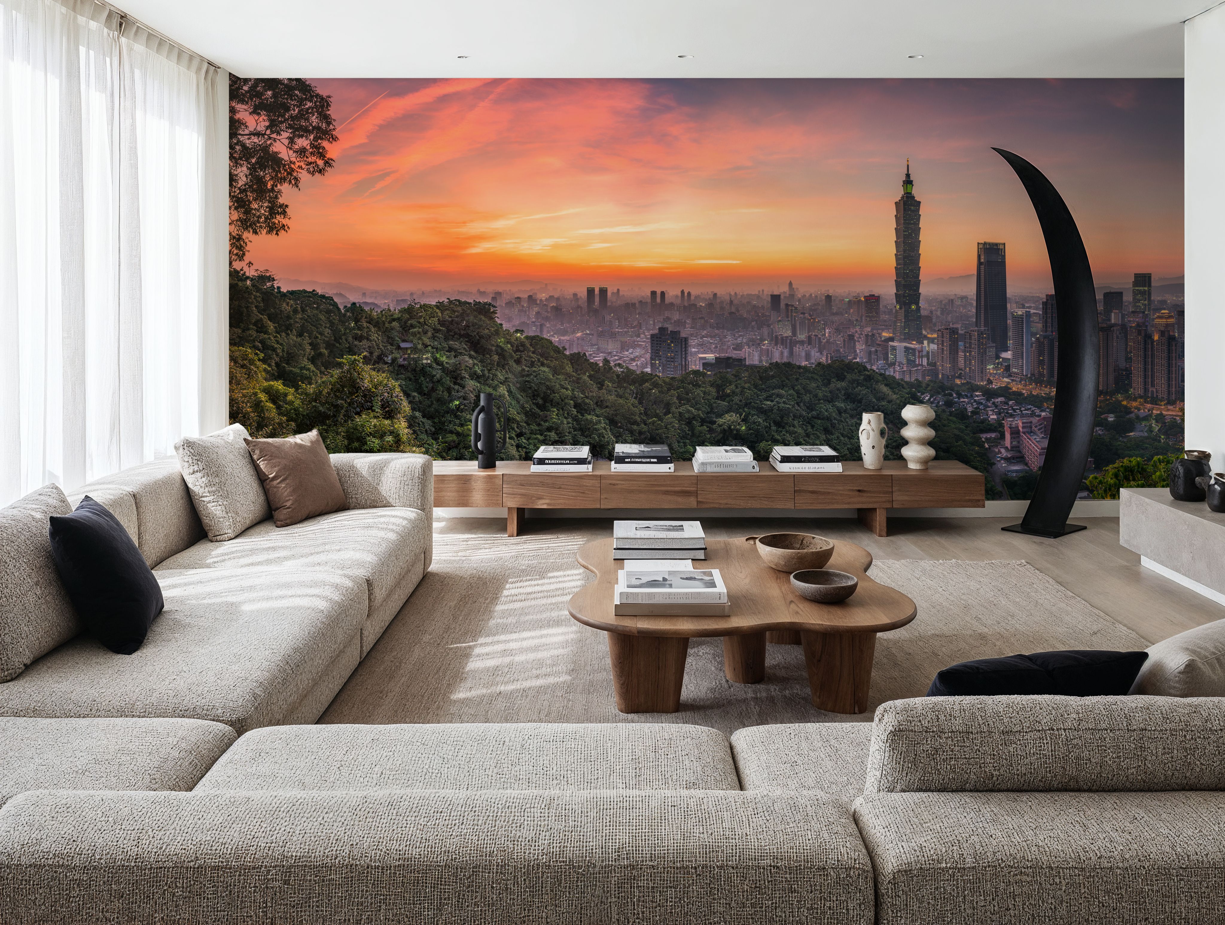 Taipei Sunset Red