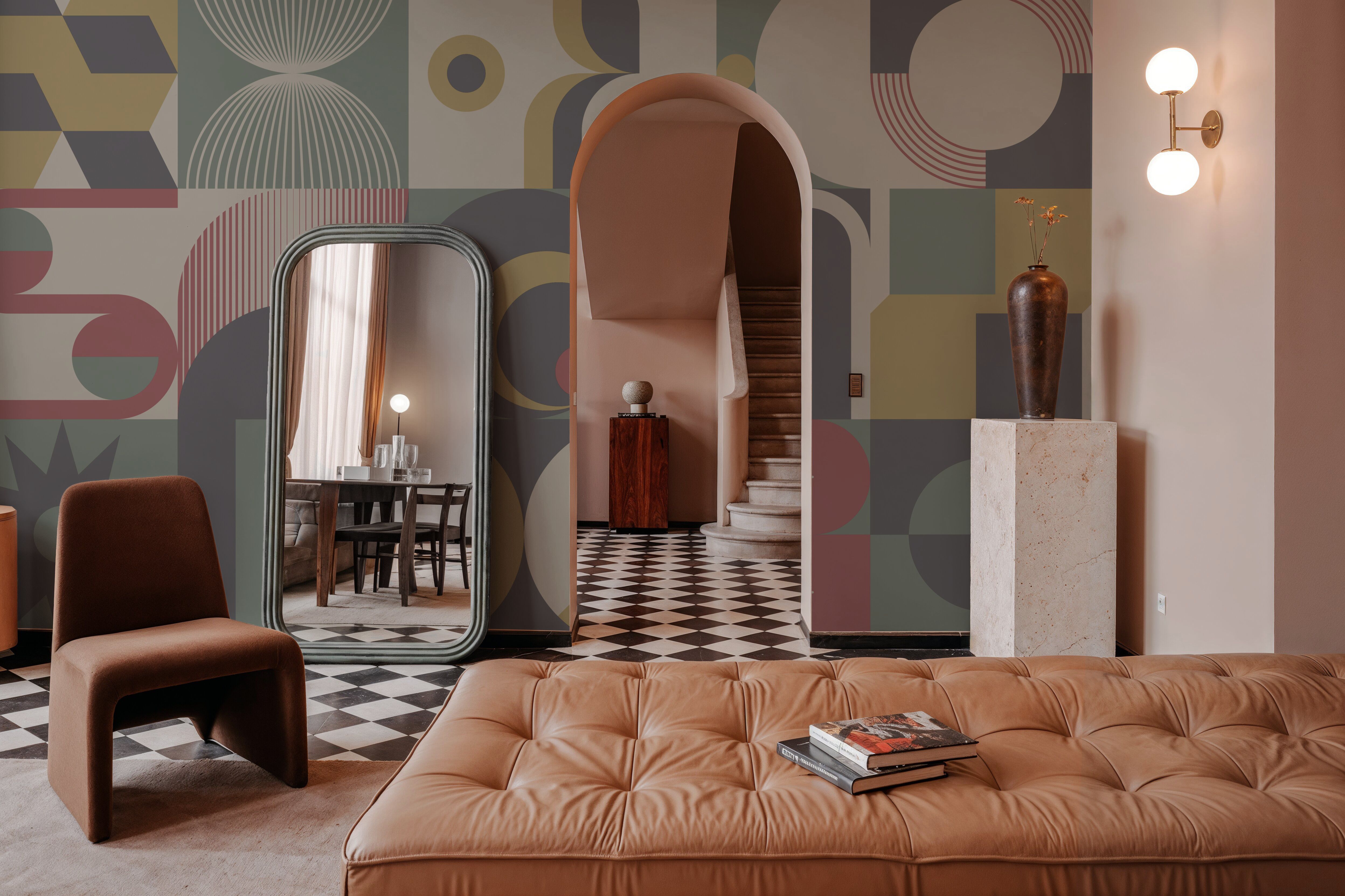 Bauhaus Geometric, Muted