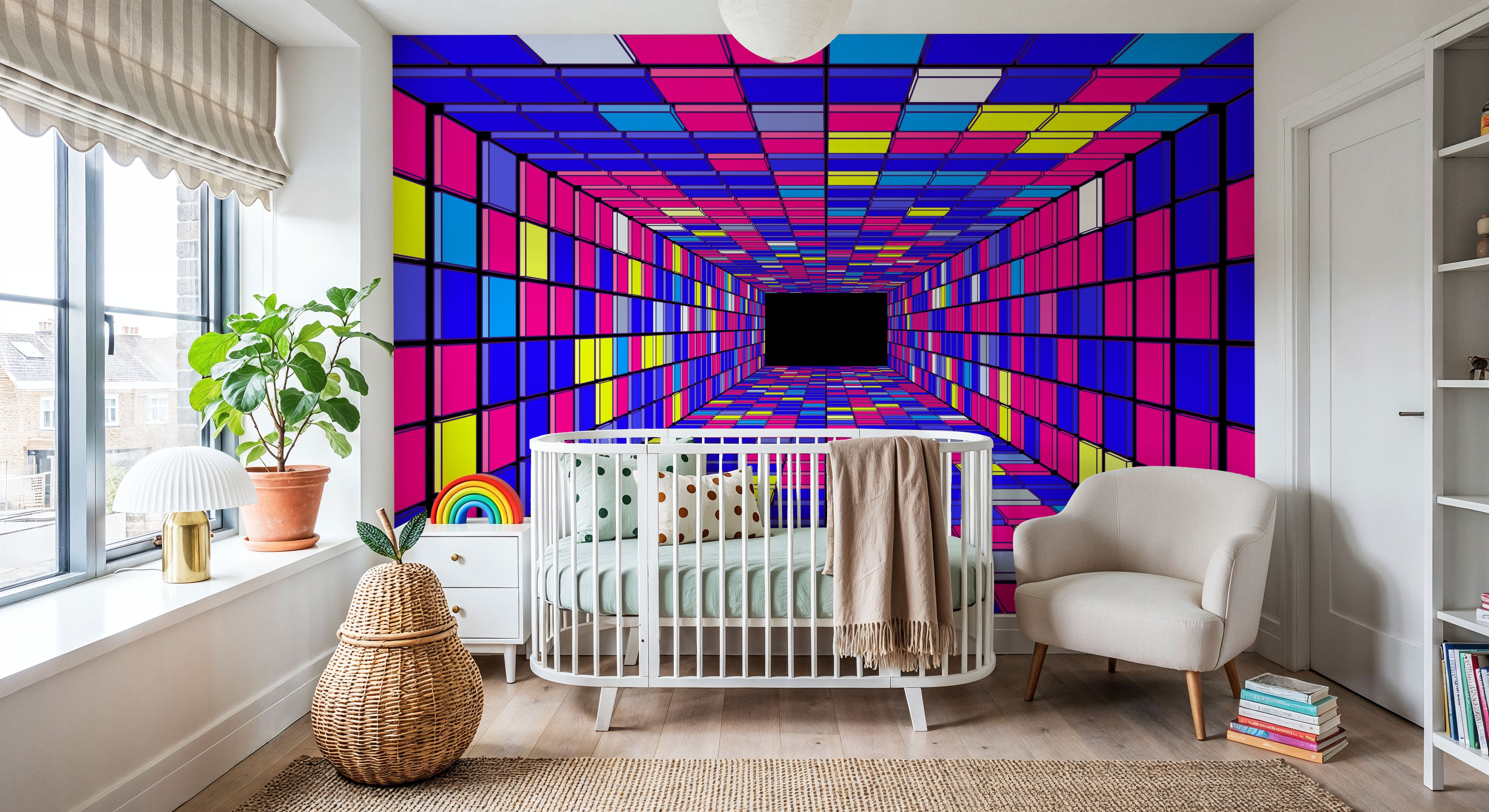 Retro Game Tunnel, Purple