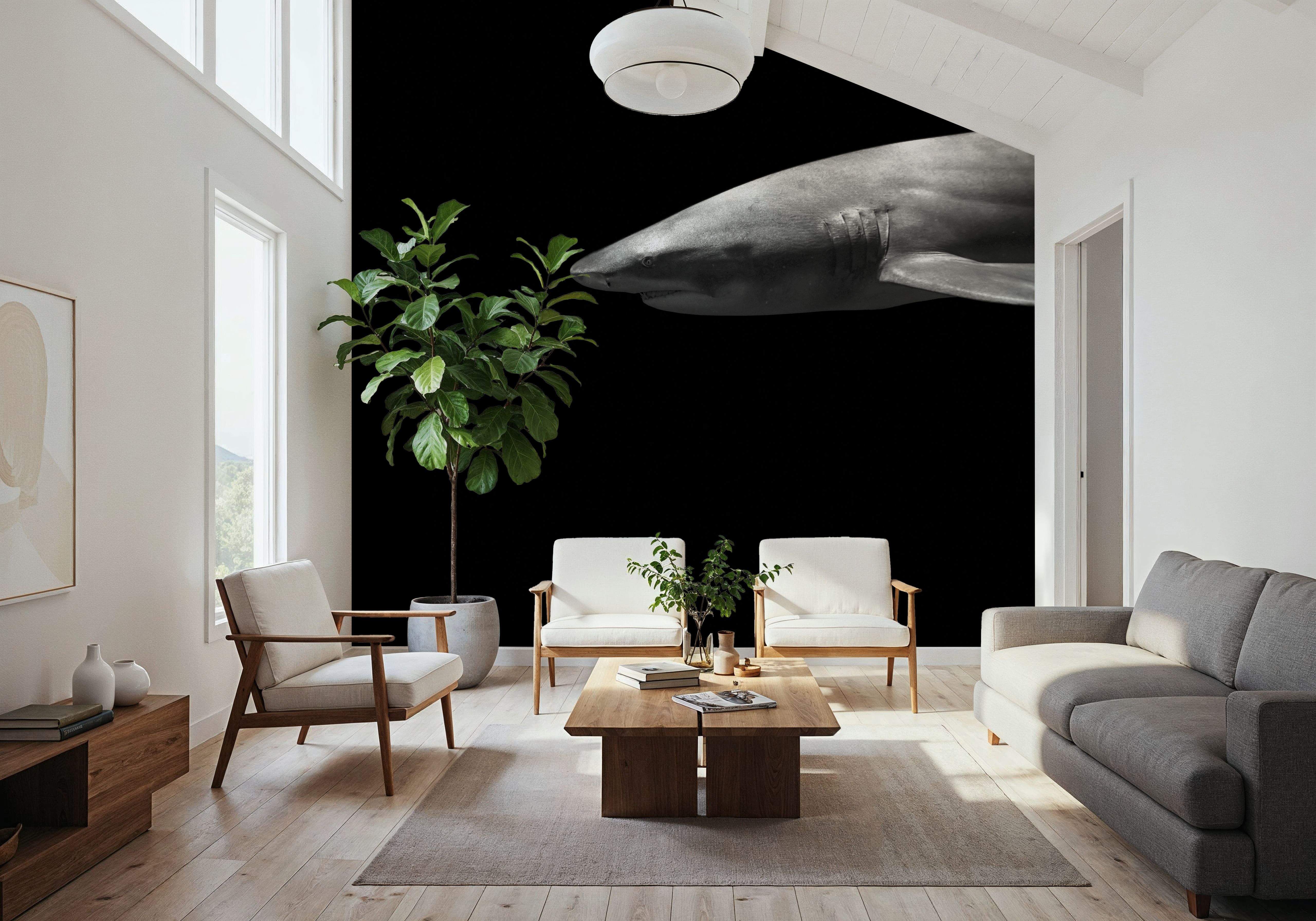 Shark On the Hunt, Wallpaper