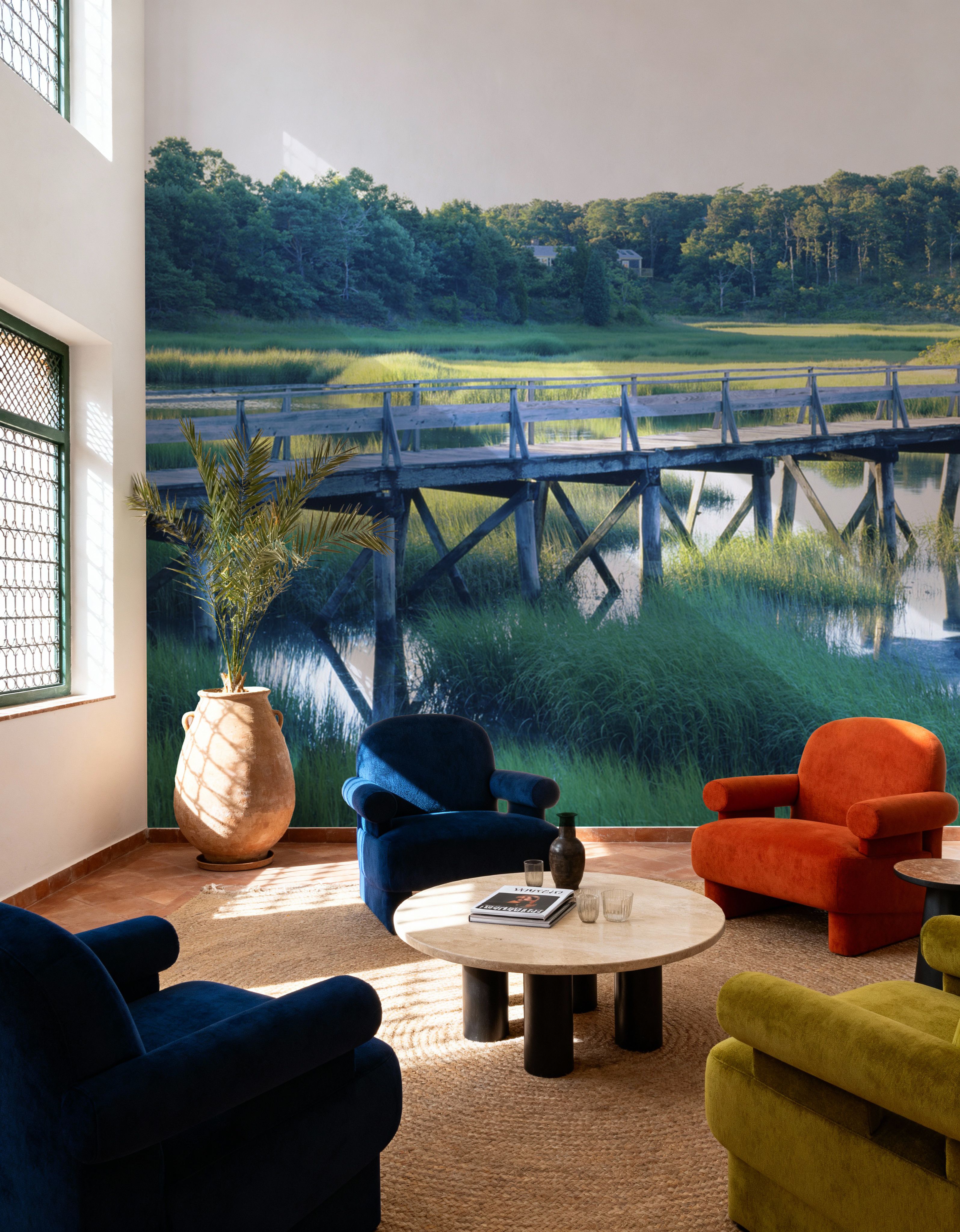 Woodland Bridge Reflection