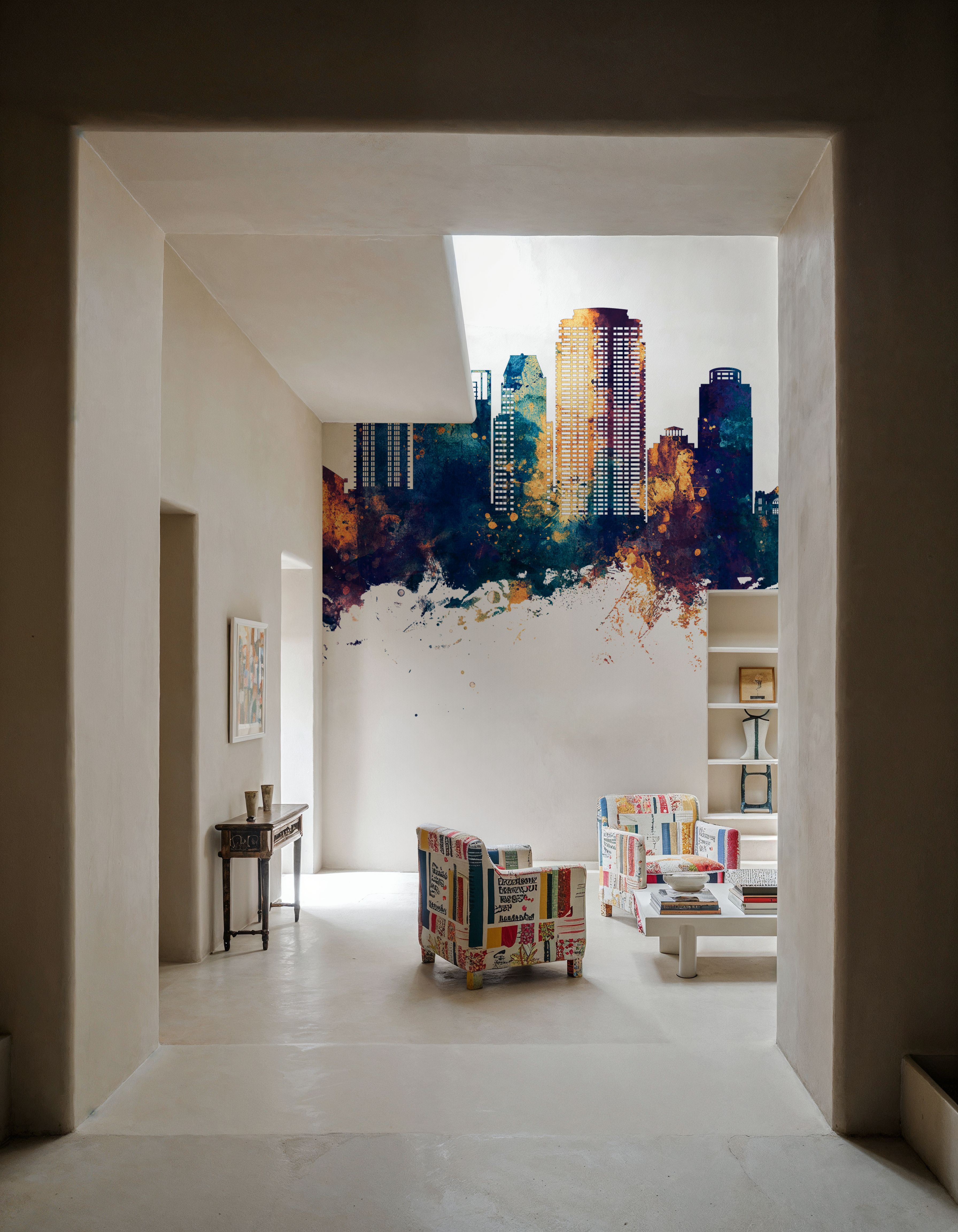 St Petersburg Florida Skyline Blue & Bronze