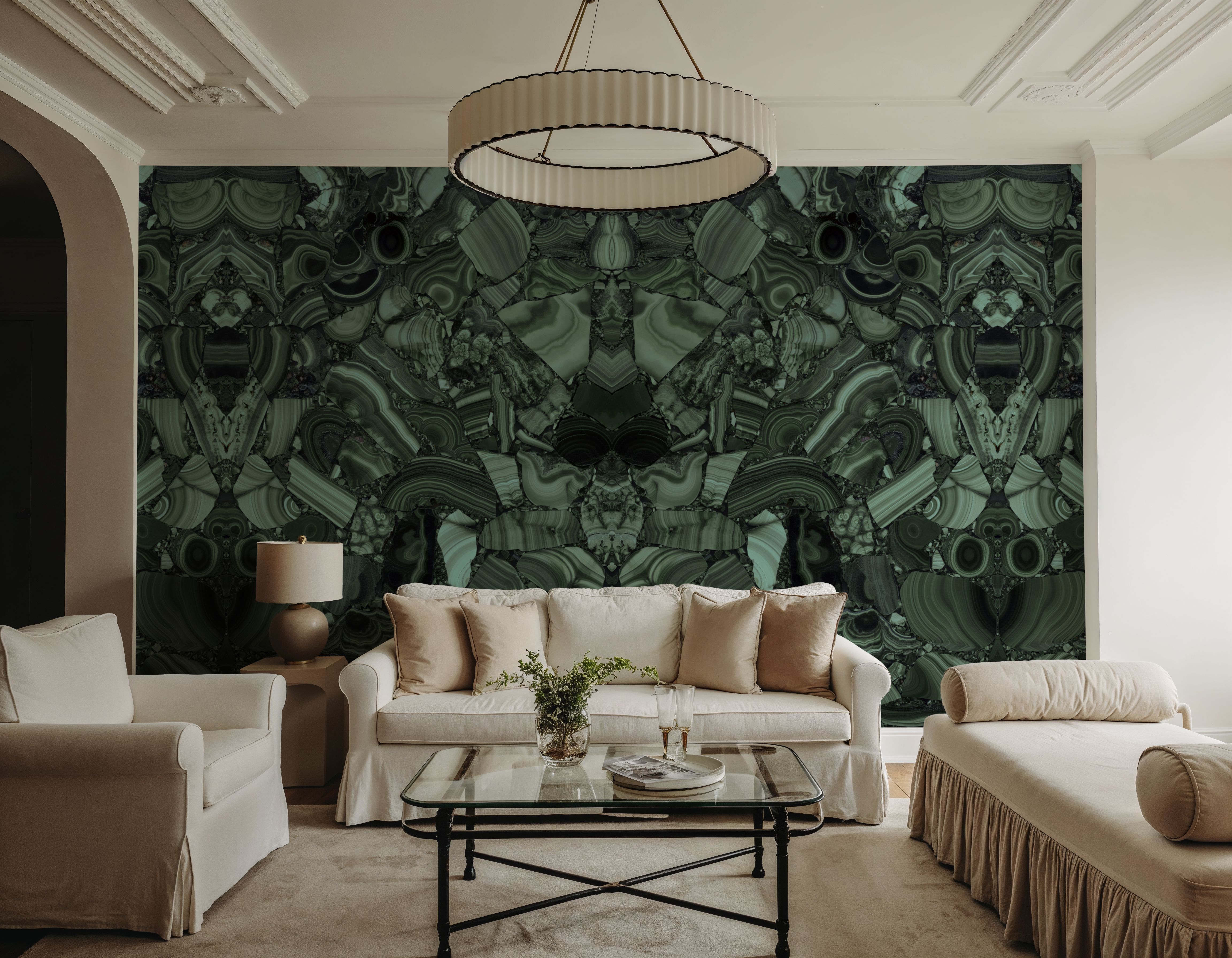 Malachite Vortex, Forest Green