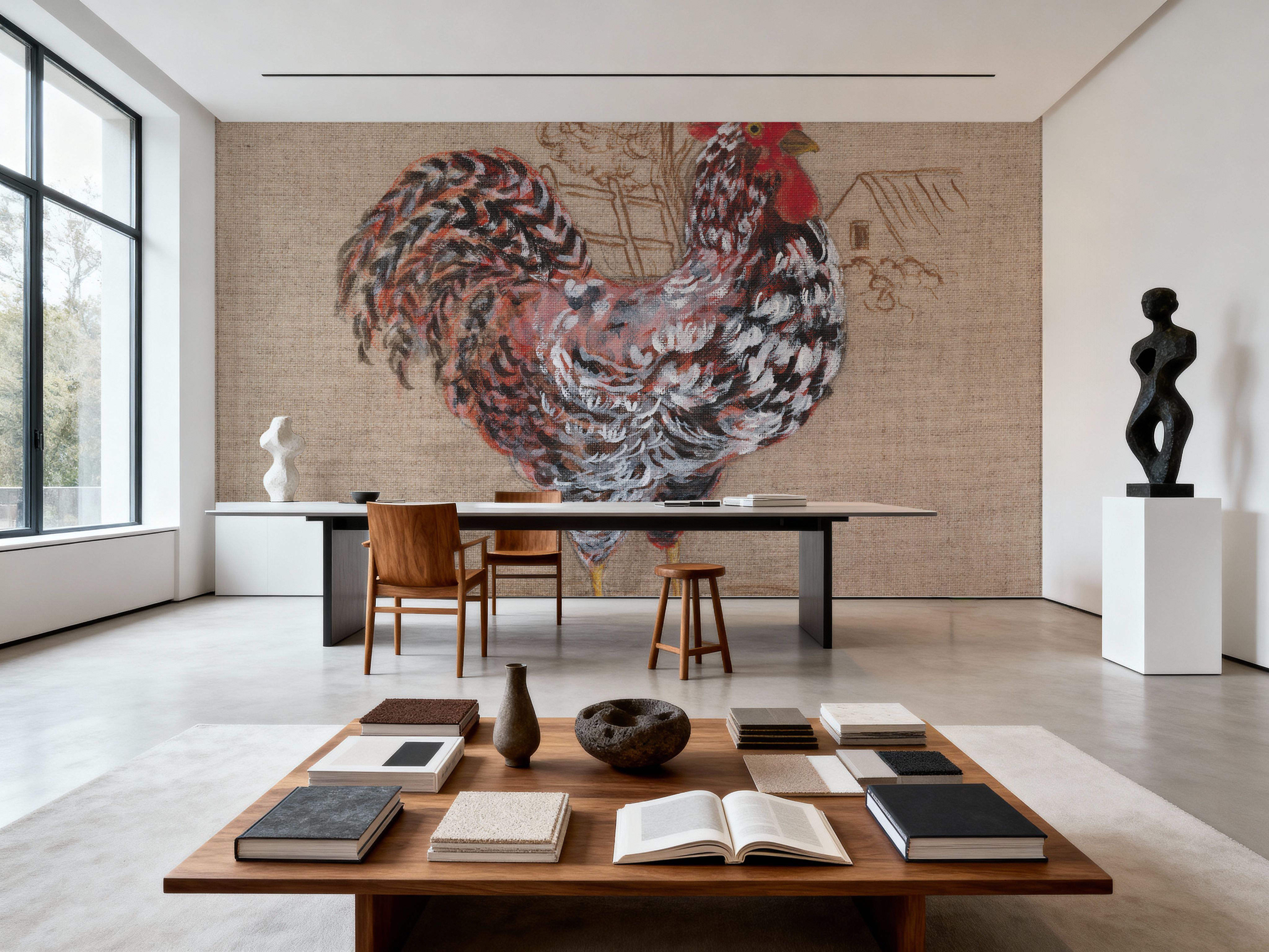 Toile Rooster I