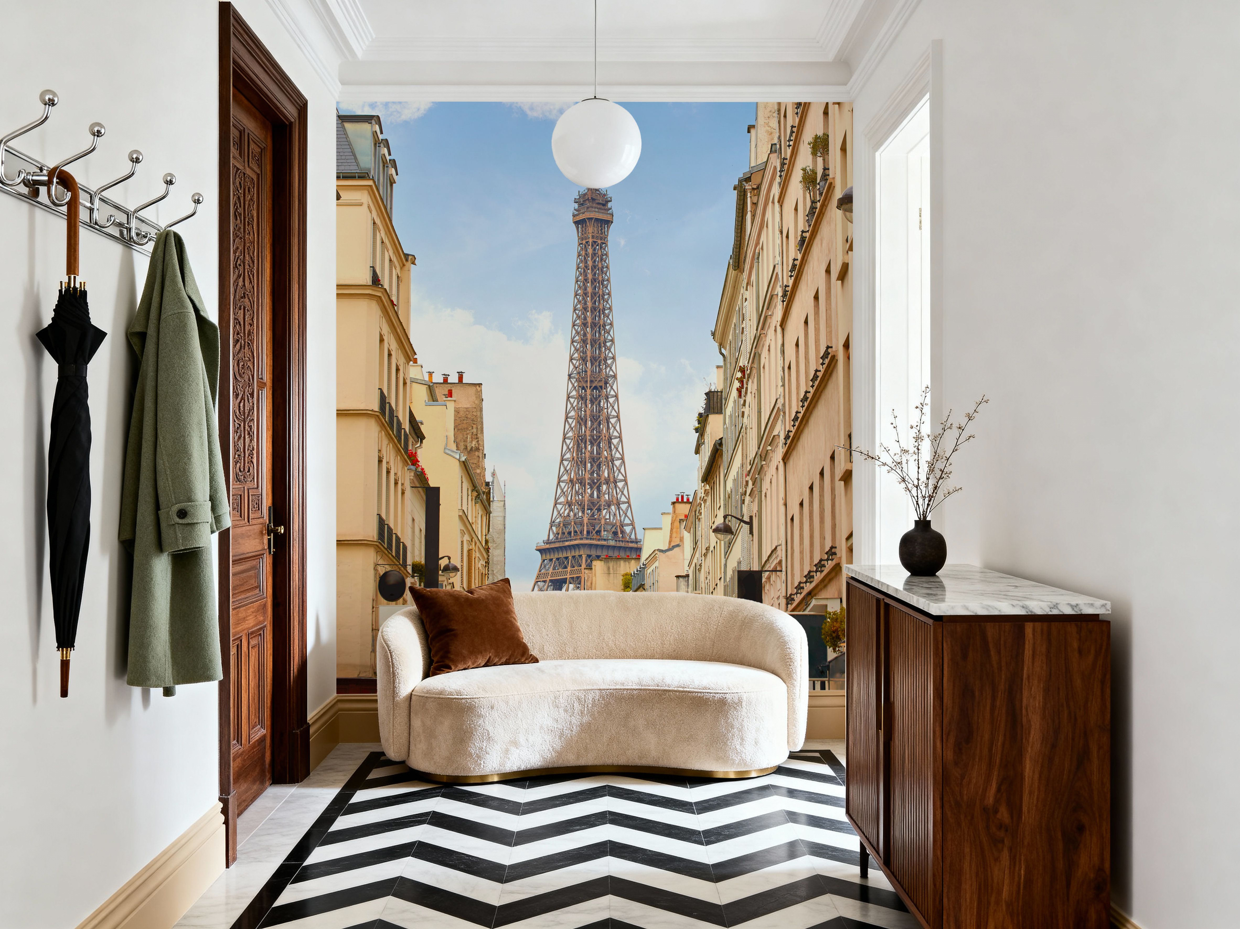 Eiffel Tower in Paris from Invalides