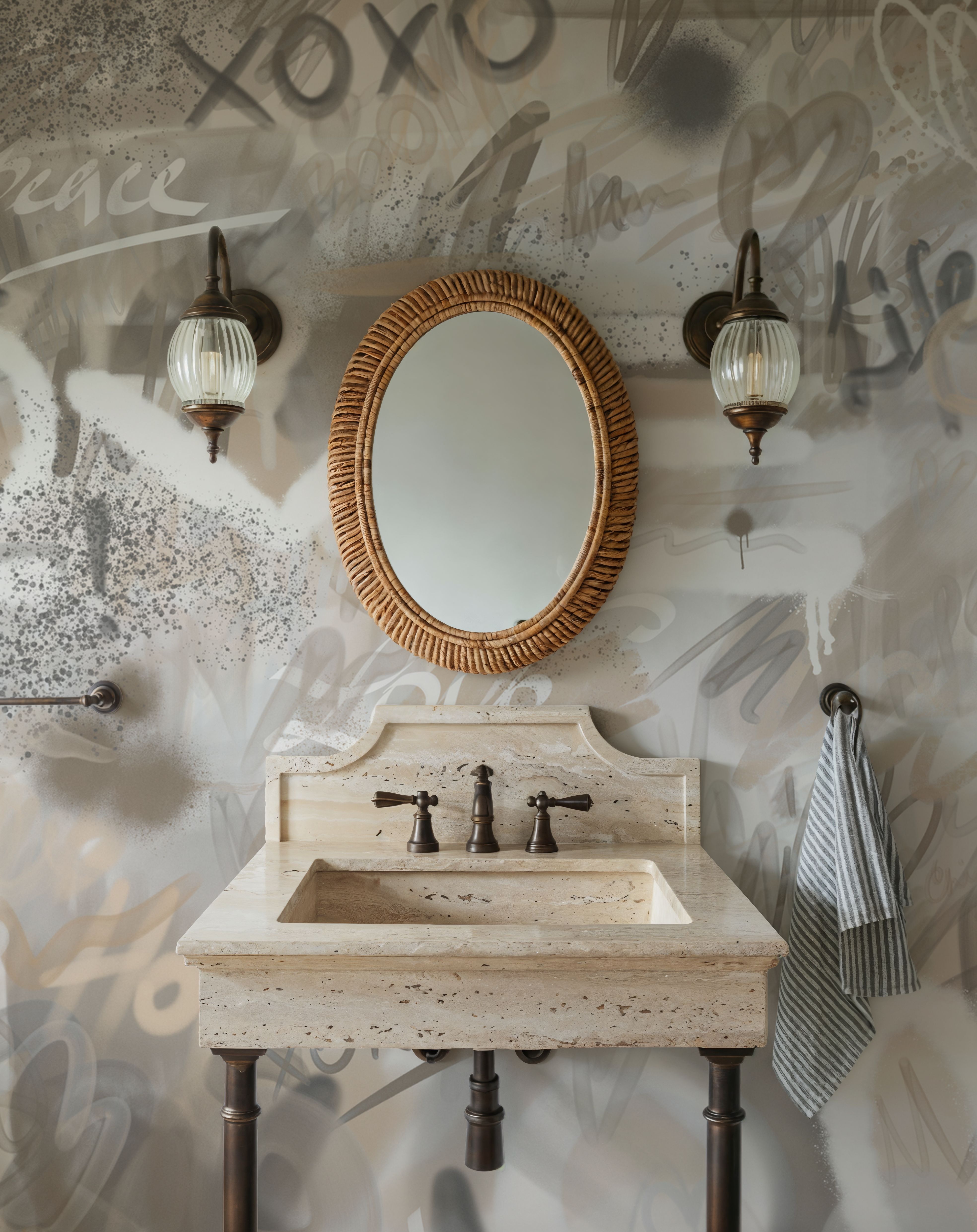 Graffiti Love, Beige