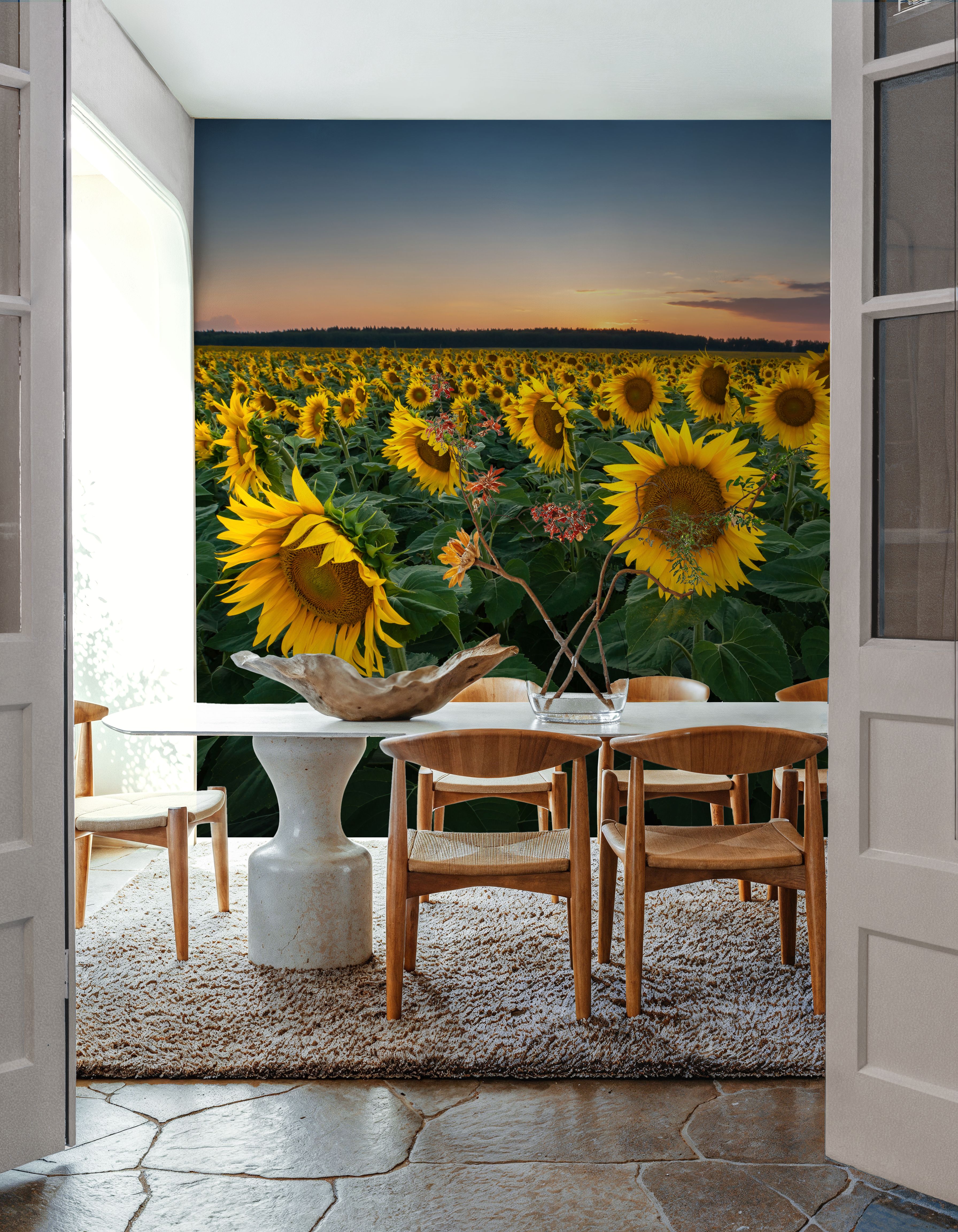 Proud Sunflower Field