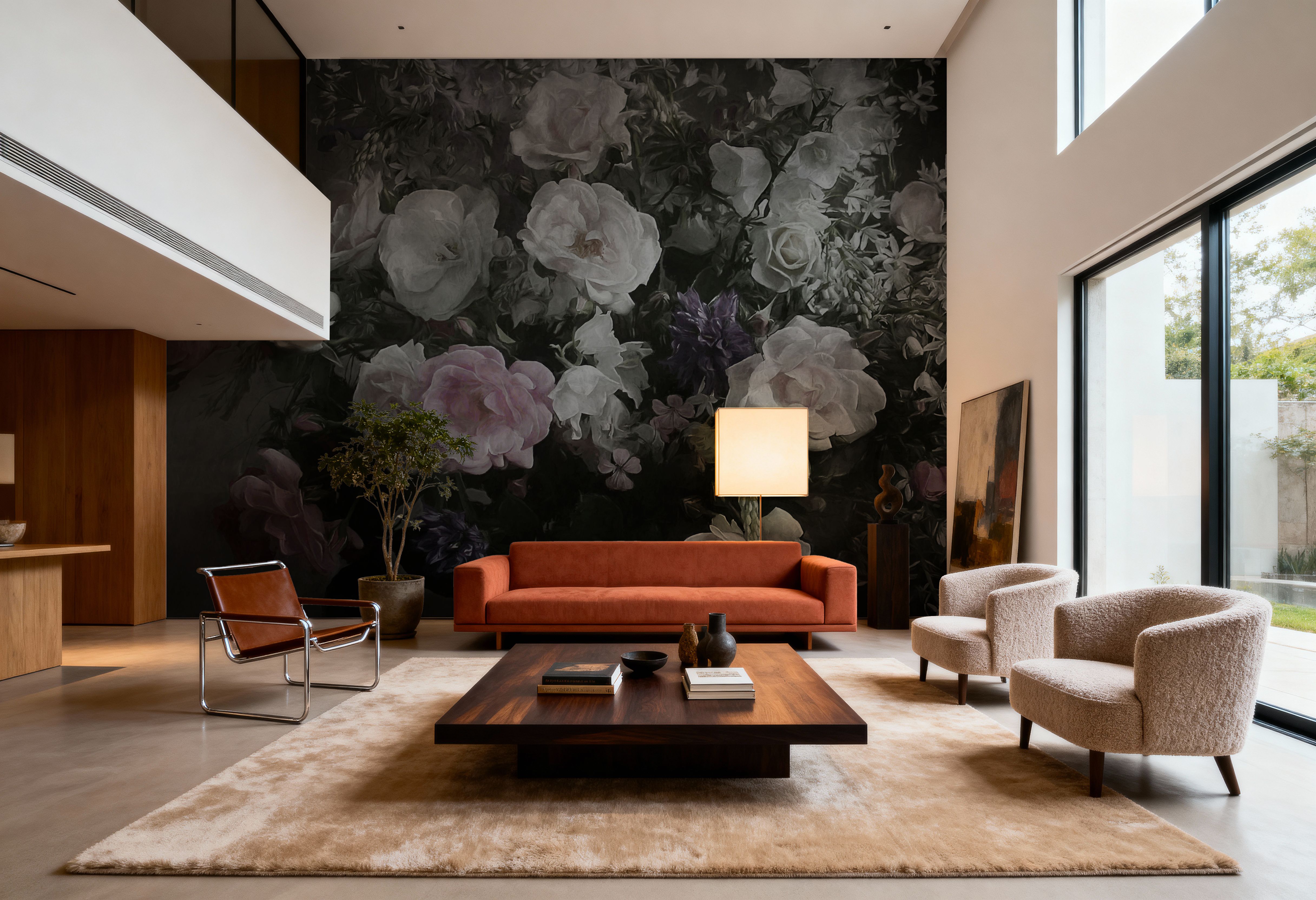 Grand Flora, Wallpaper