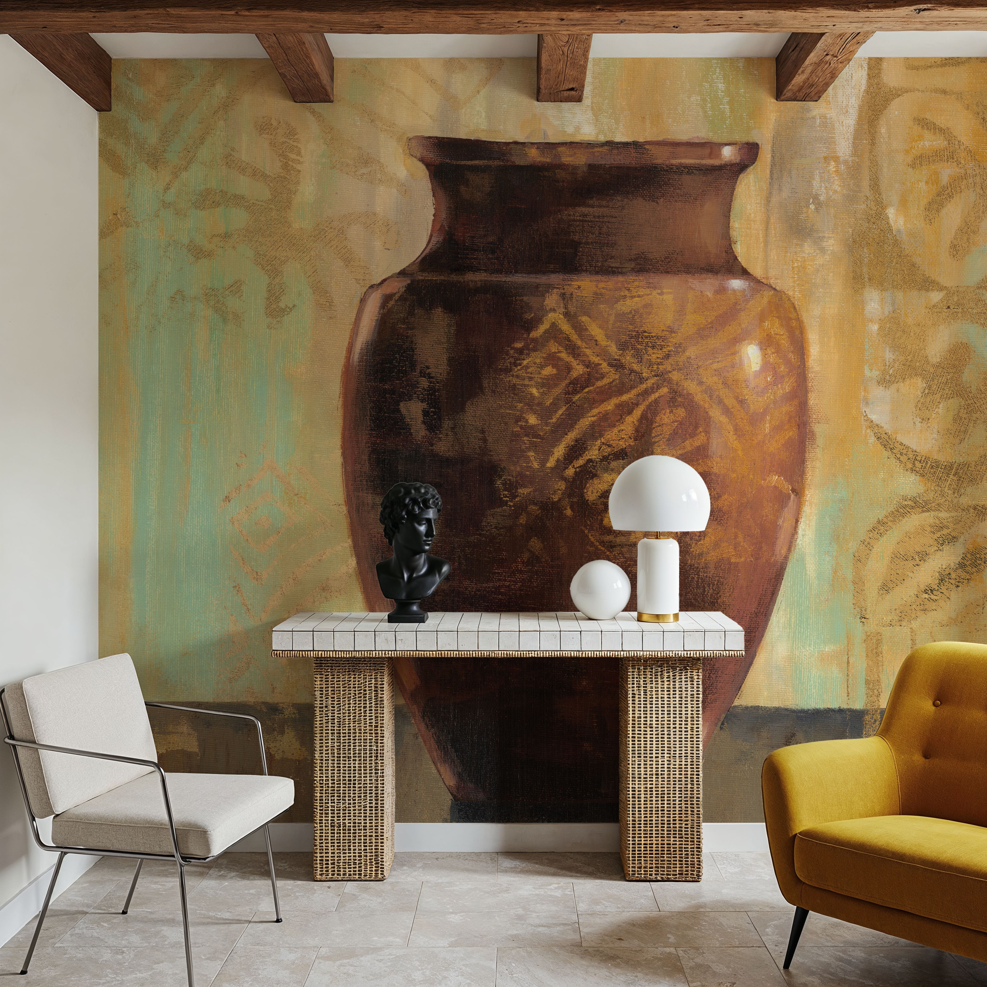 Glazed Pot II Decorative Accents