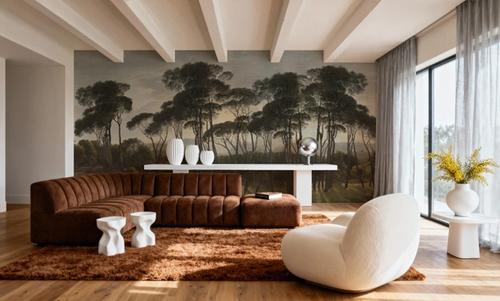 Mediterranean Pine Landscape, Vintage