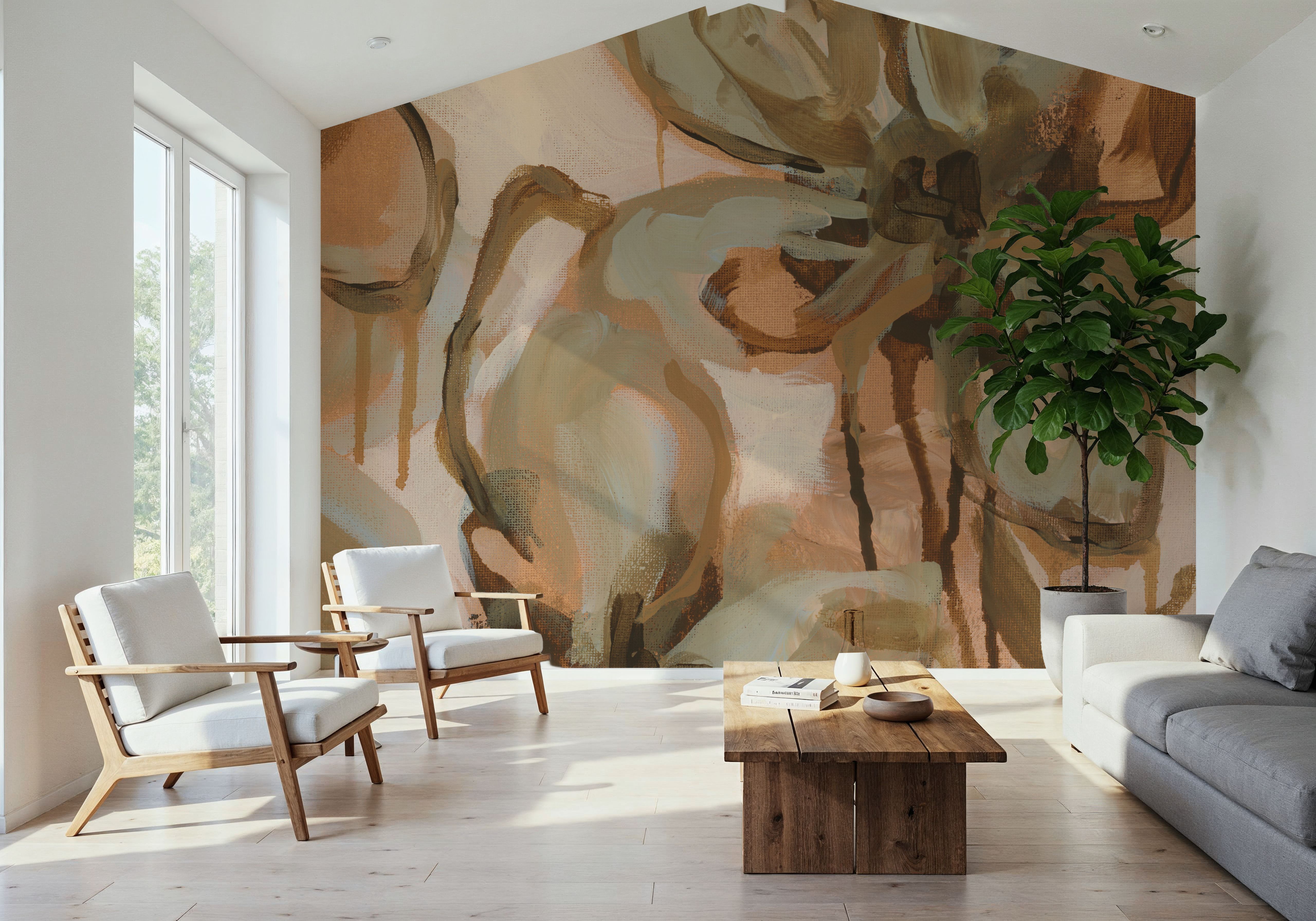 Petal Play II, Behang