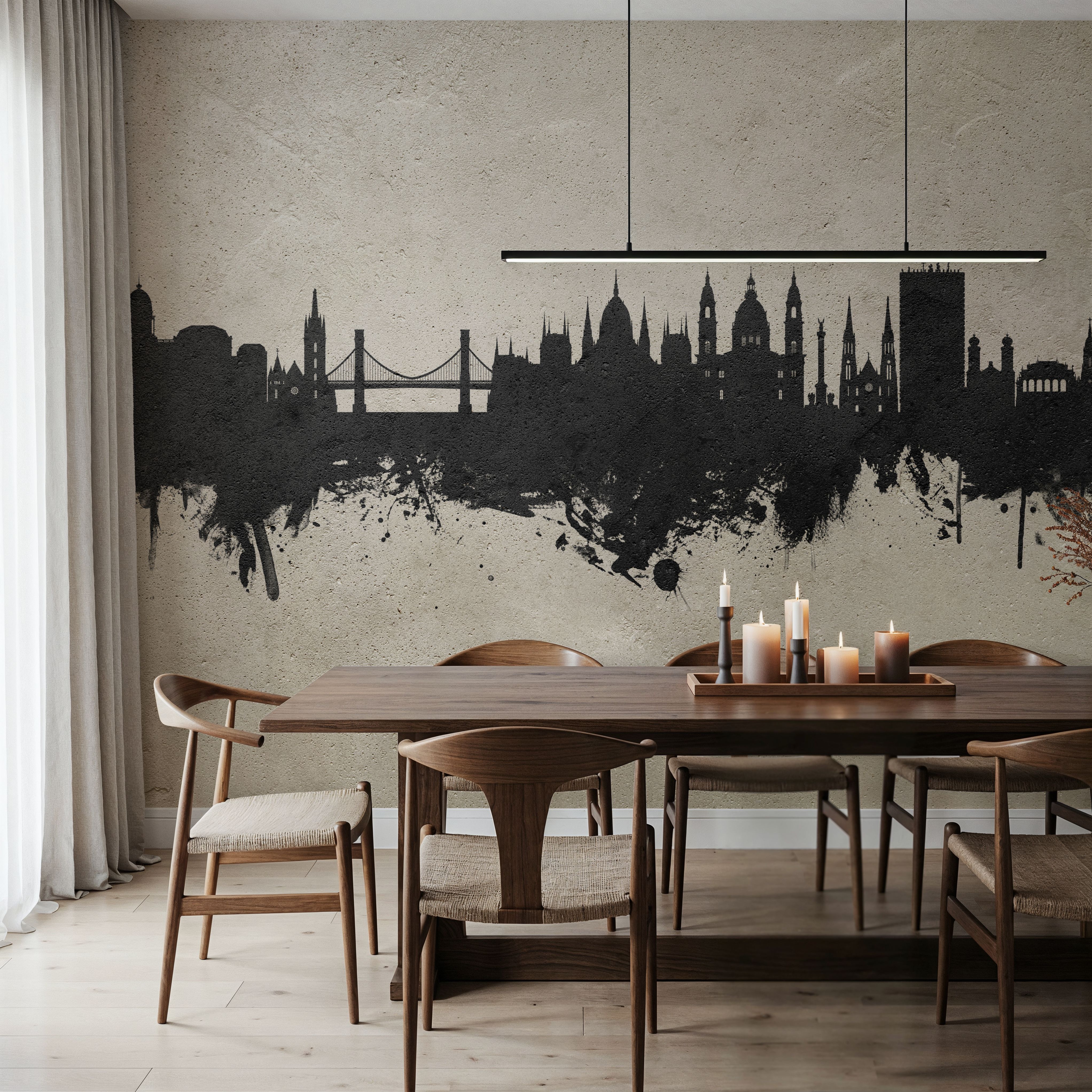 Budapest Skyline Concrete