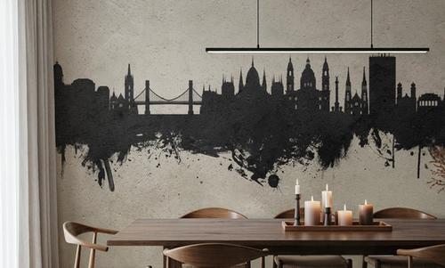 Budapest Skyline Concrete