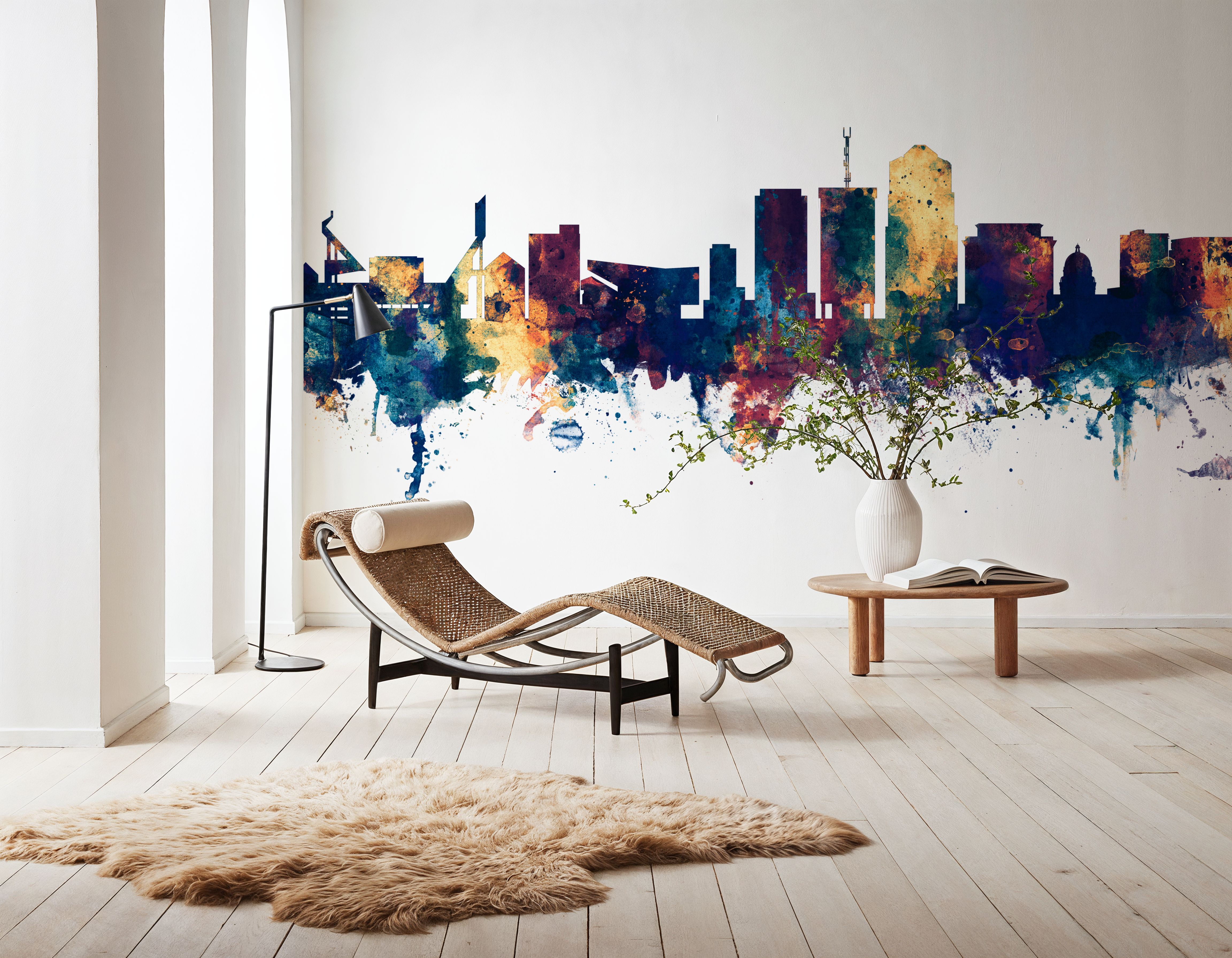 Tucson Arizona Skyline Blue & Bronze