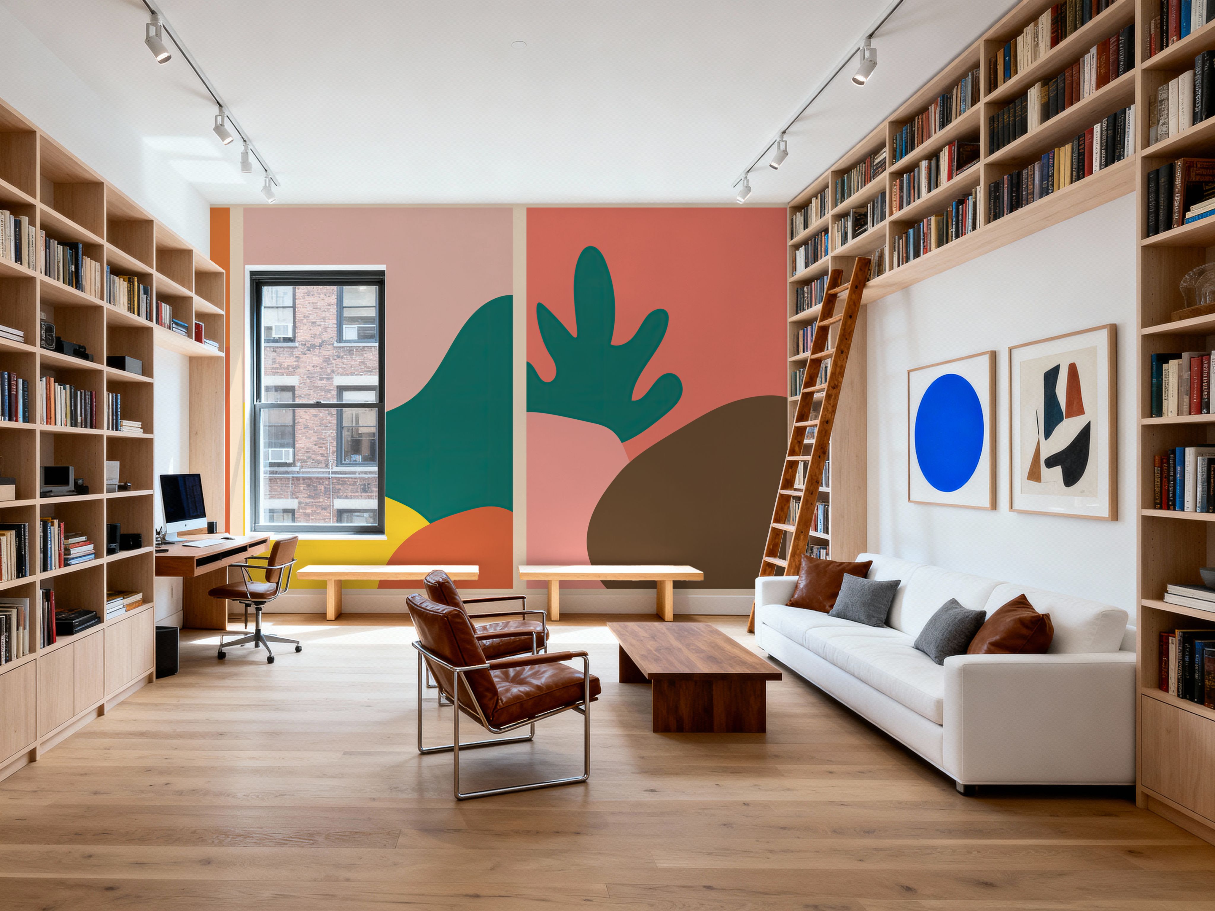 Pop Gallery, Papel pintado