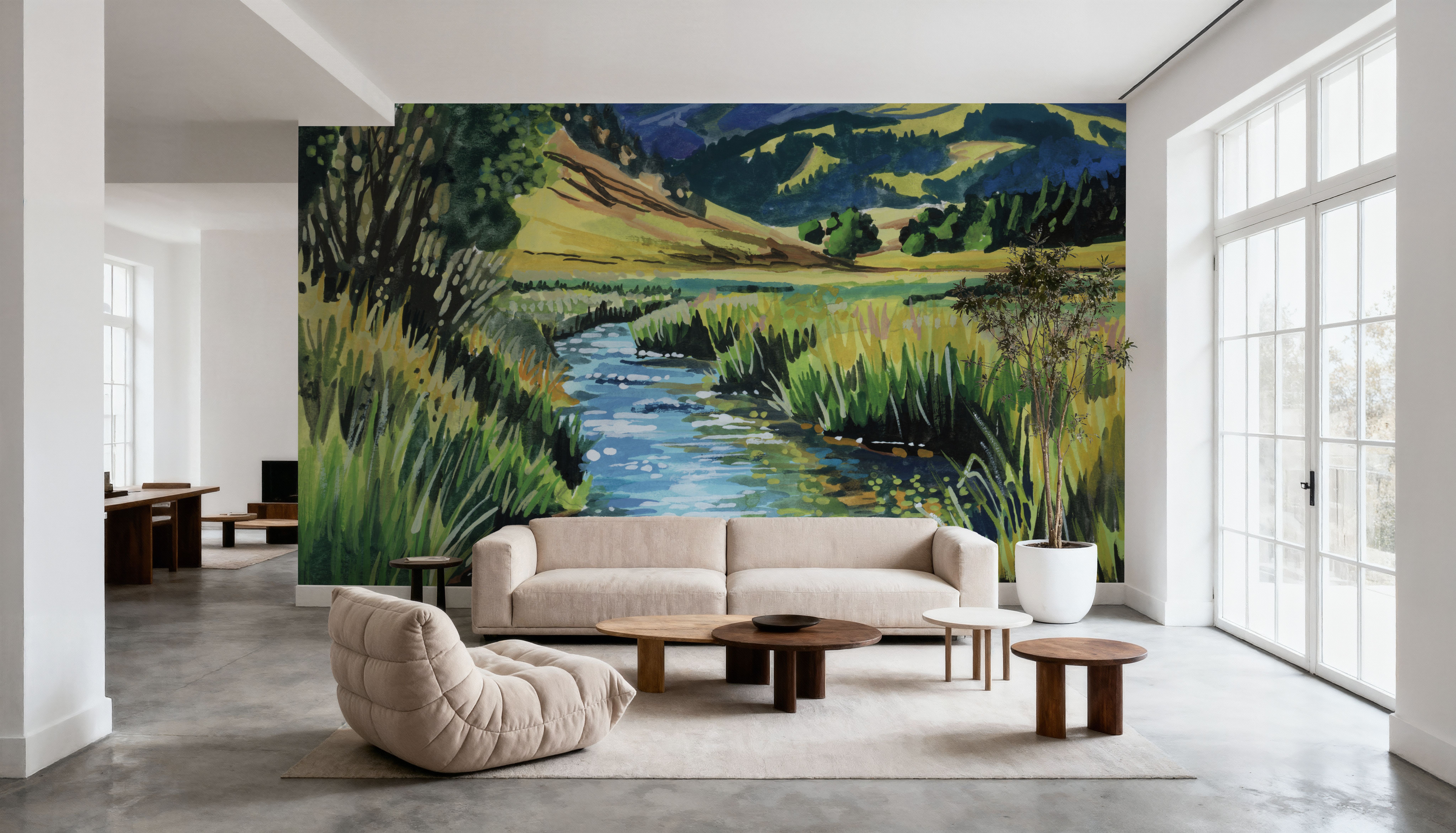 Open Mountain Stream