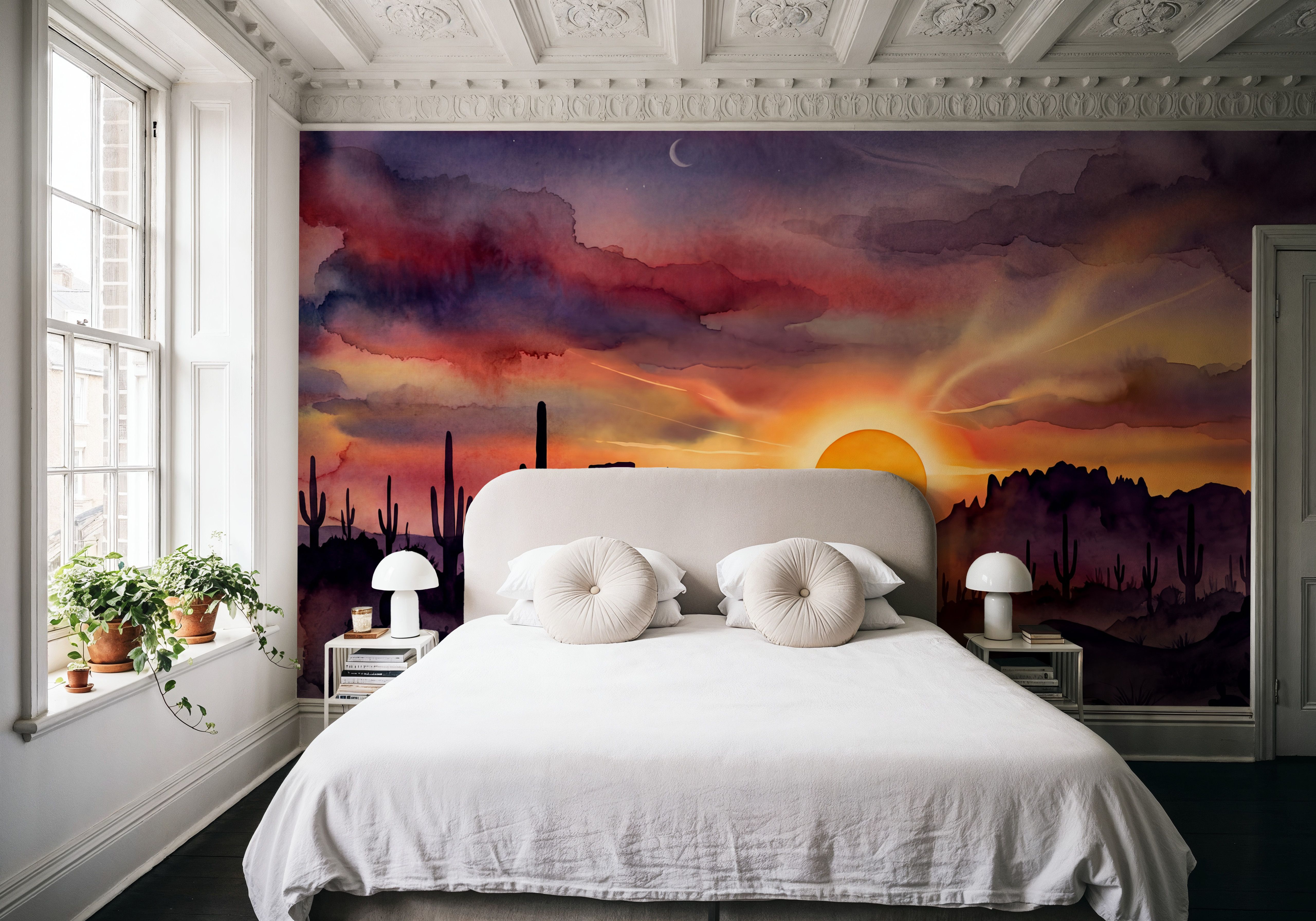 Arizona Sunset - Landscape Watercolor Series
