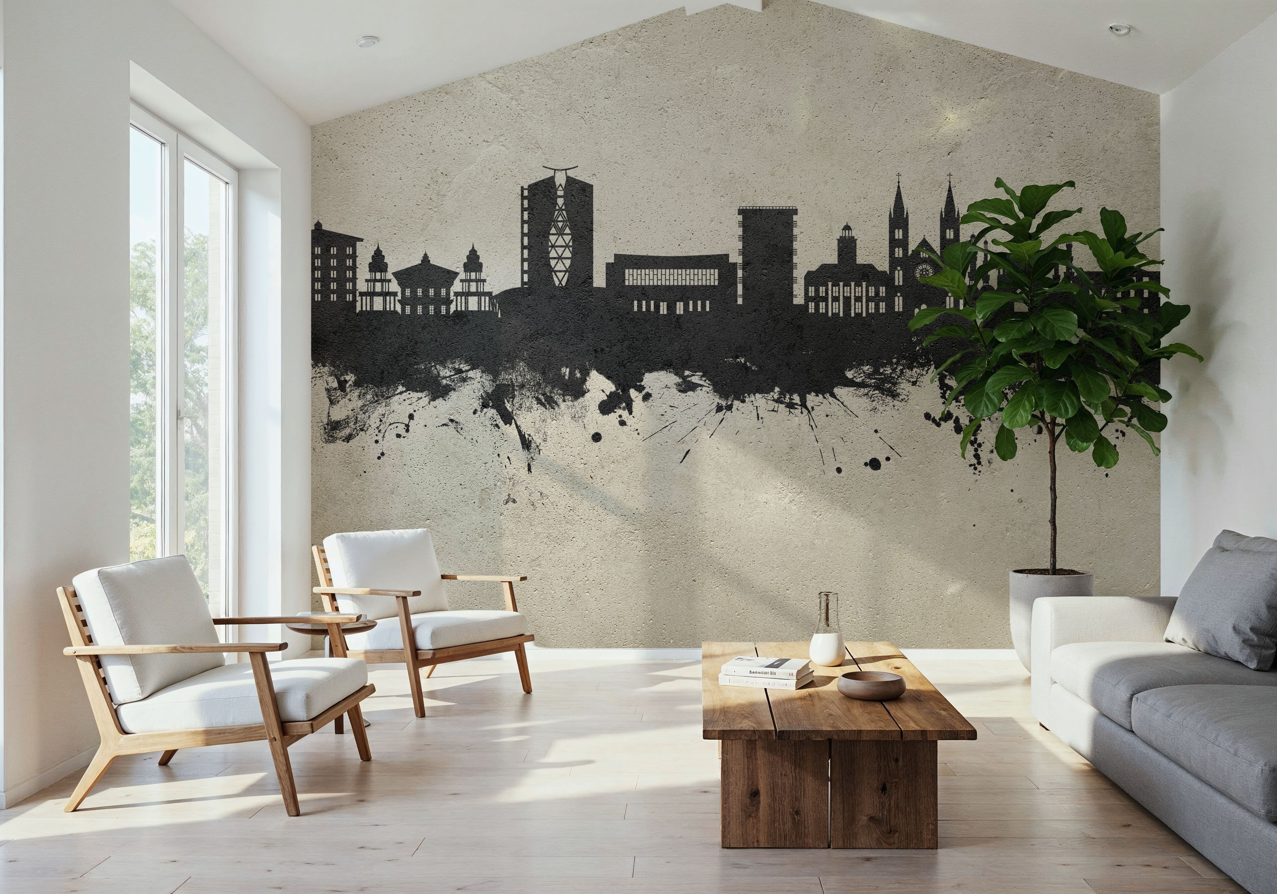 Paramaribo Suriname Skyline Concrete, Wallpaper