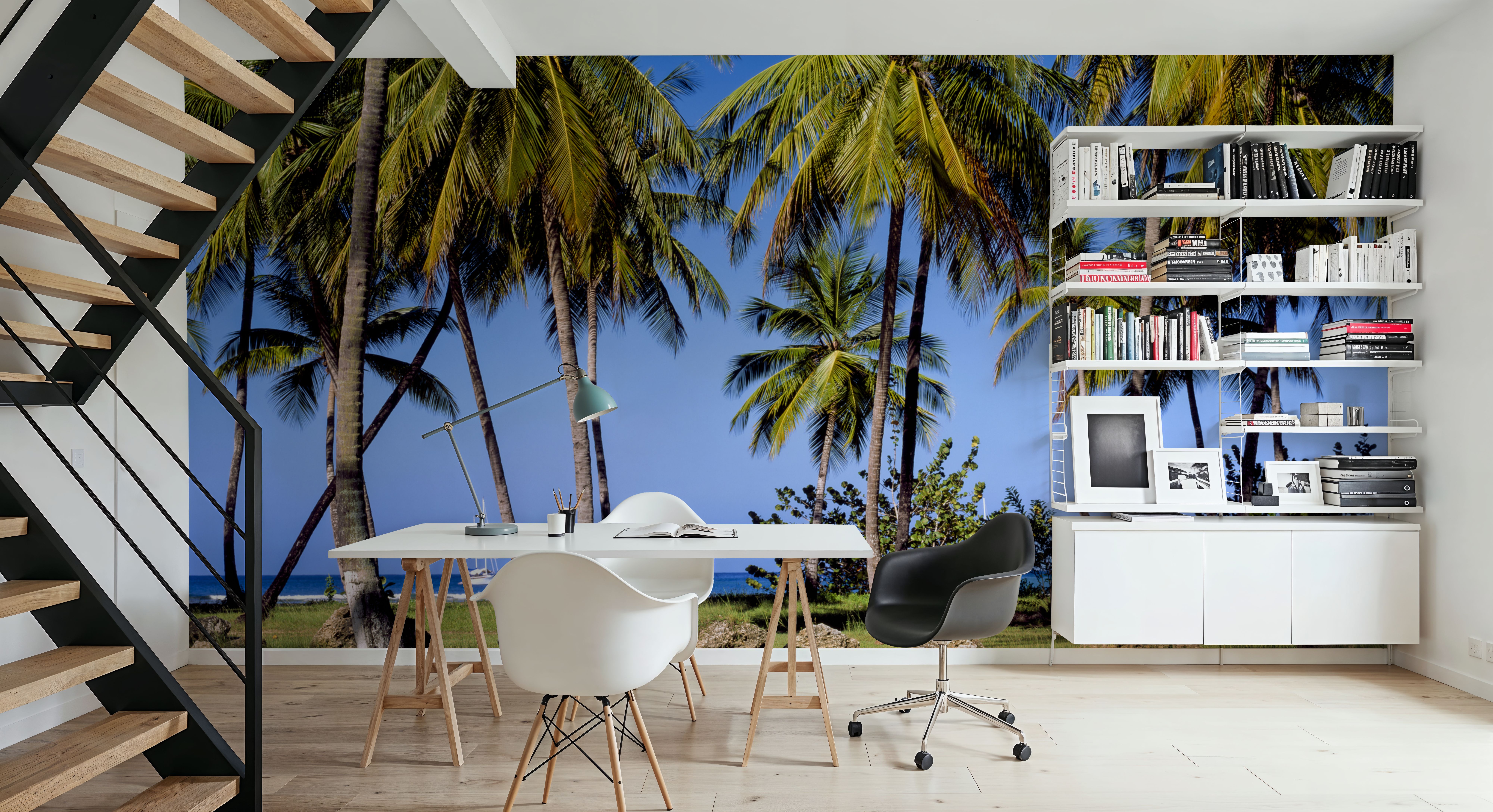 Sailing Through Paradise, Papel pintado