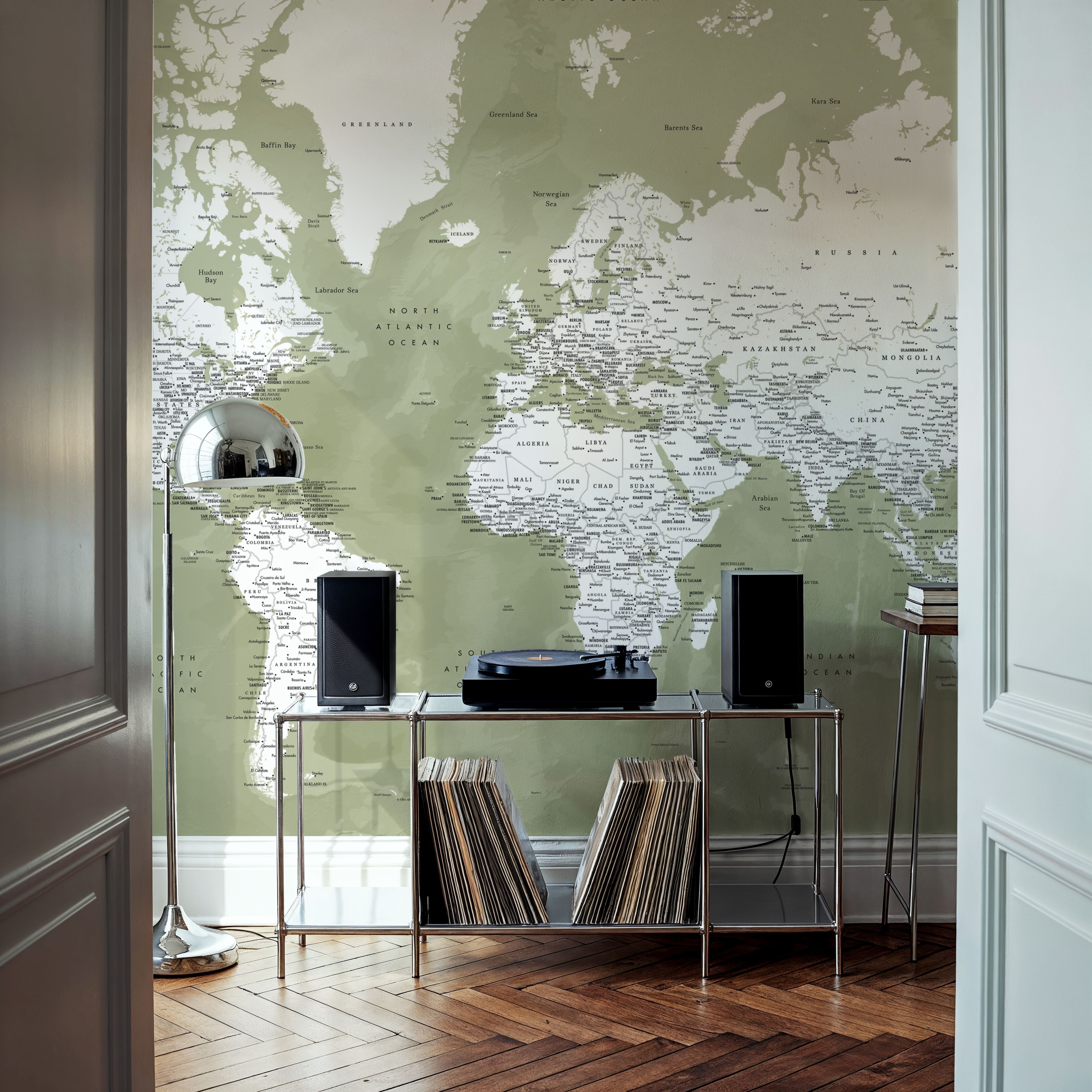 World Map Cities - Pacheco