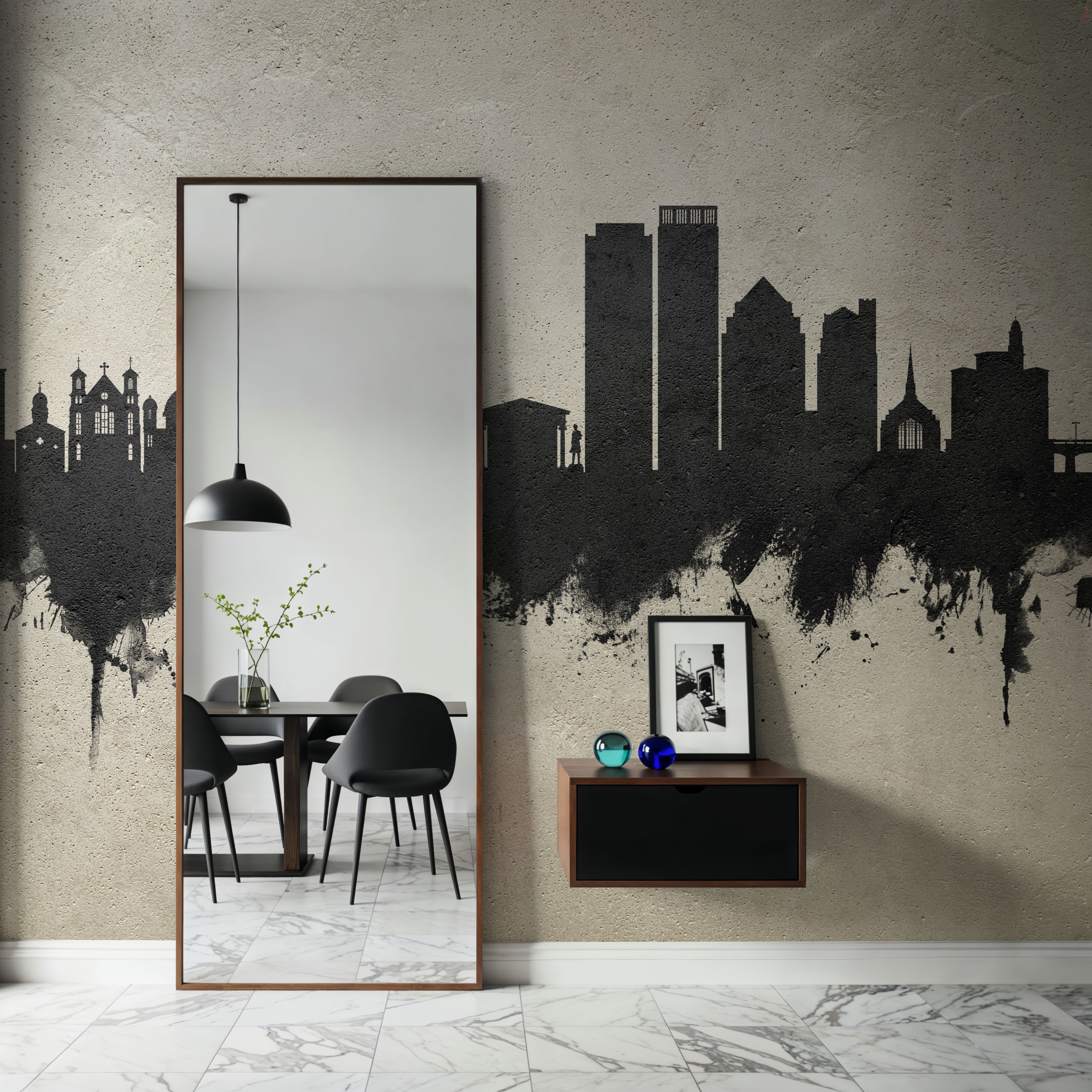 Dayton Ohio Skyline Concrete