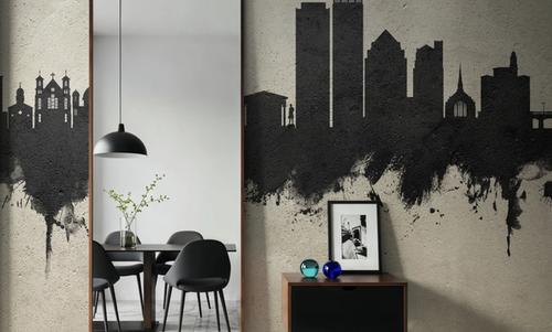 Dayton Ohio Skyline Concrete