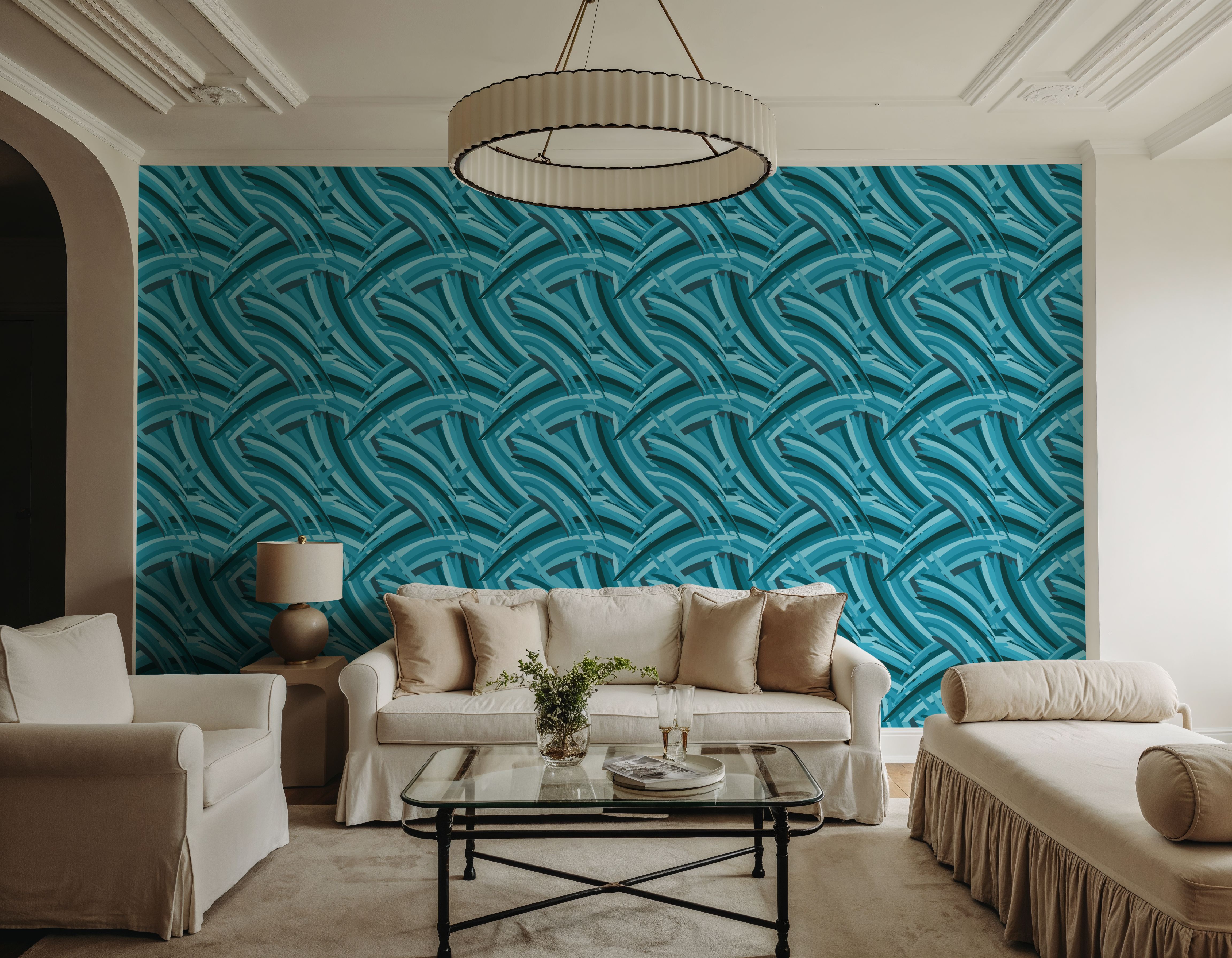 Grassy Waves, Teal