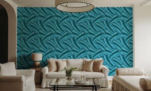 Grassy Waves, Teal
