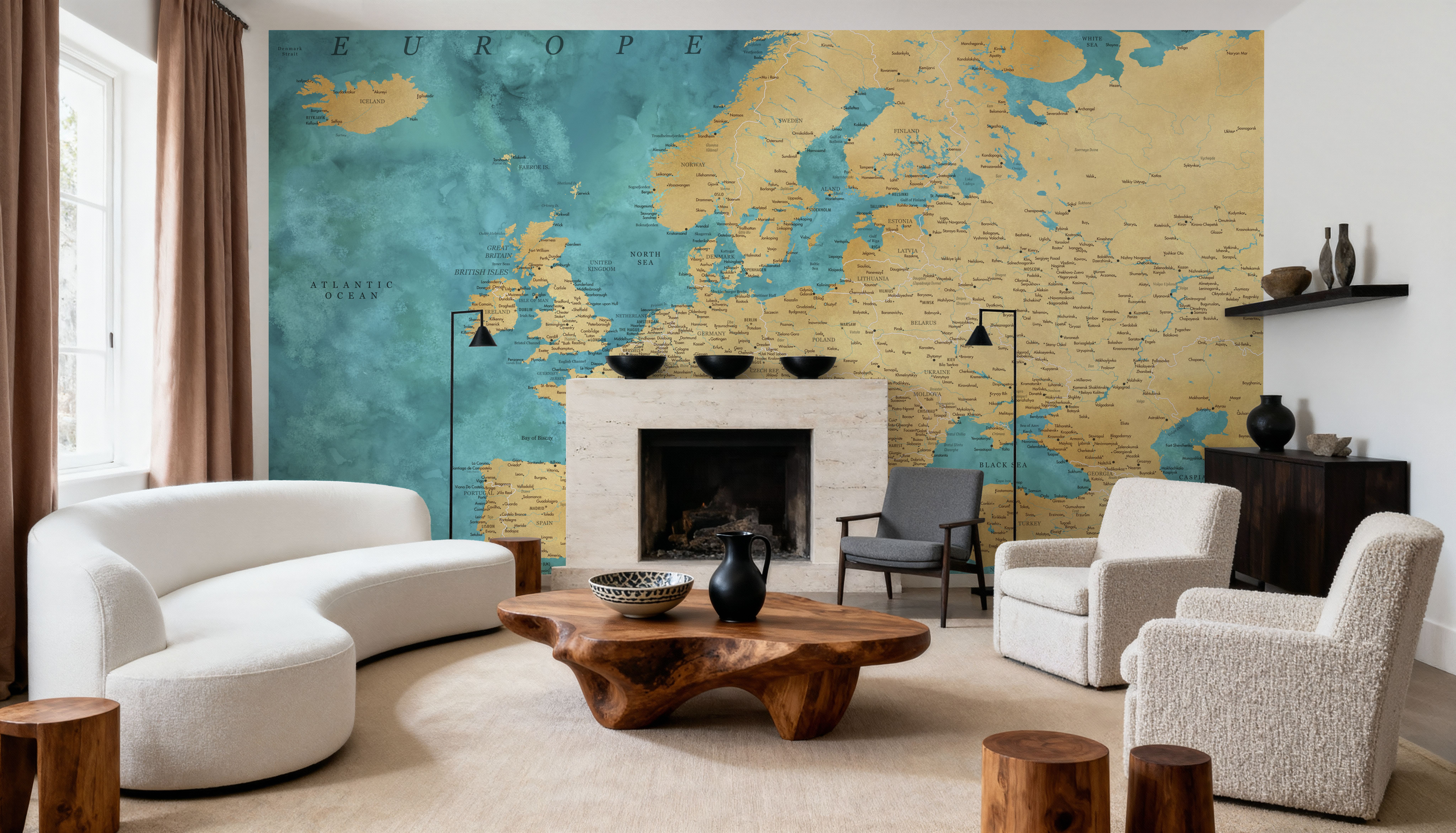 Europe Map Detailed - Lexy