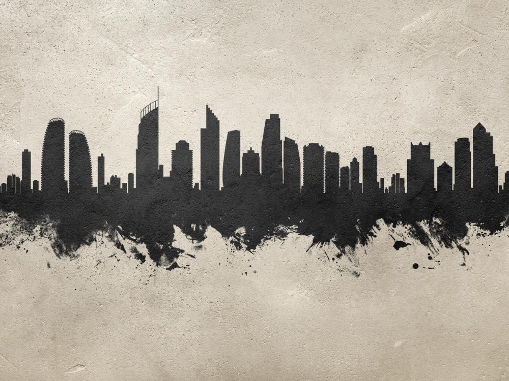 Gold Coast Australia Skyline Concrete