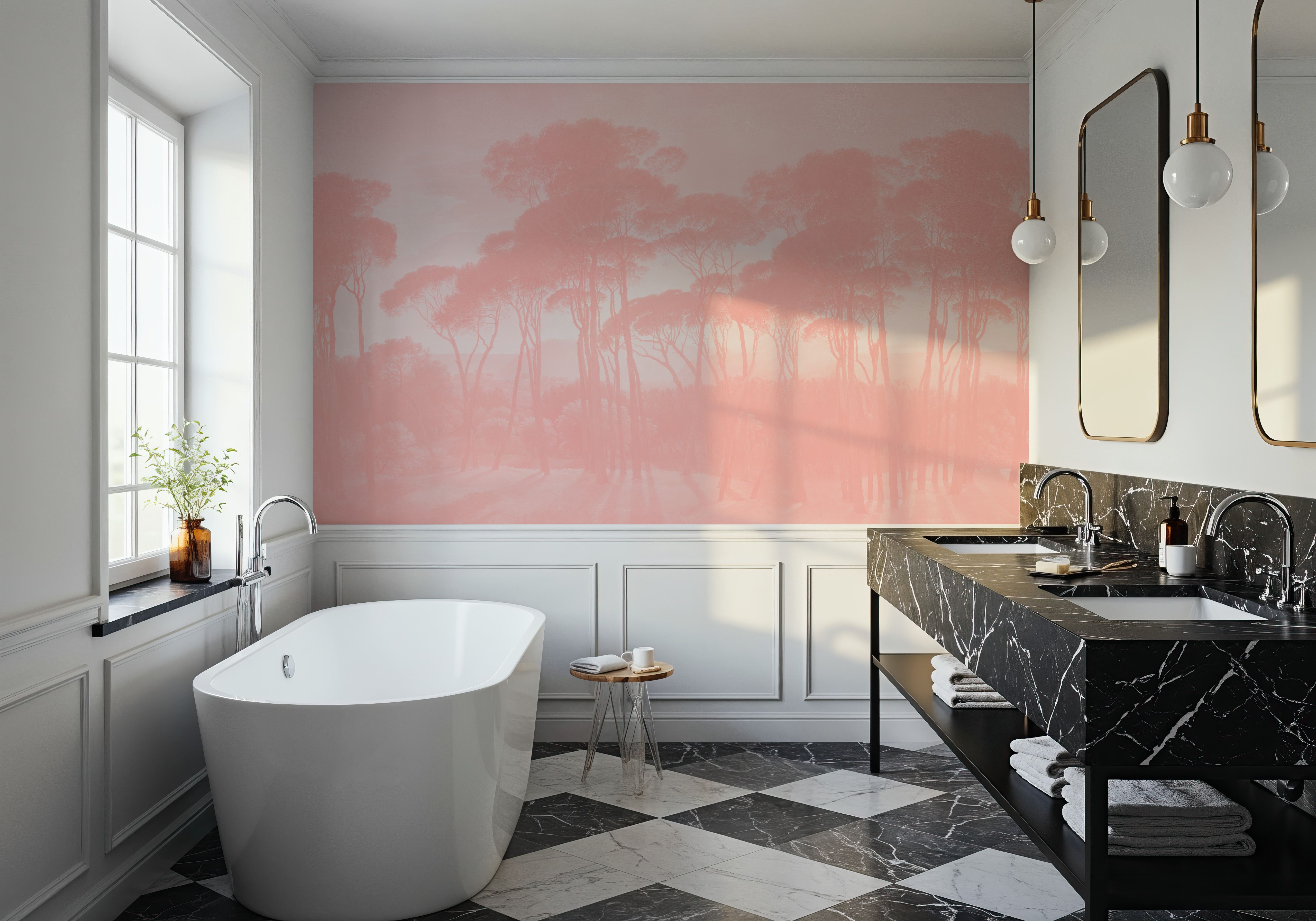 Mediterranean Pine Landscape, Blush