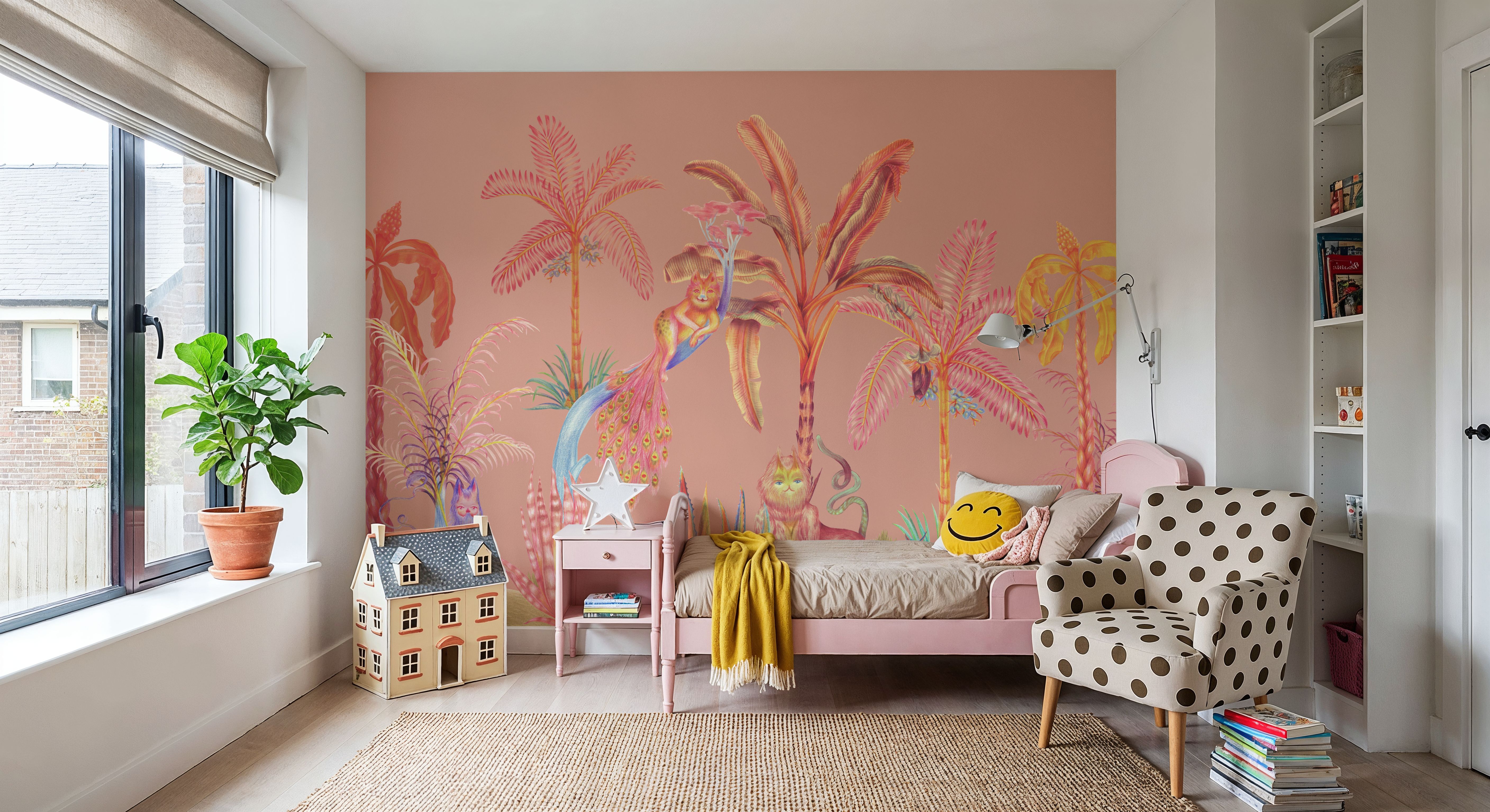 Colorful Jungle, Peach