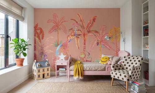 Colorful Jungle, Peach